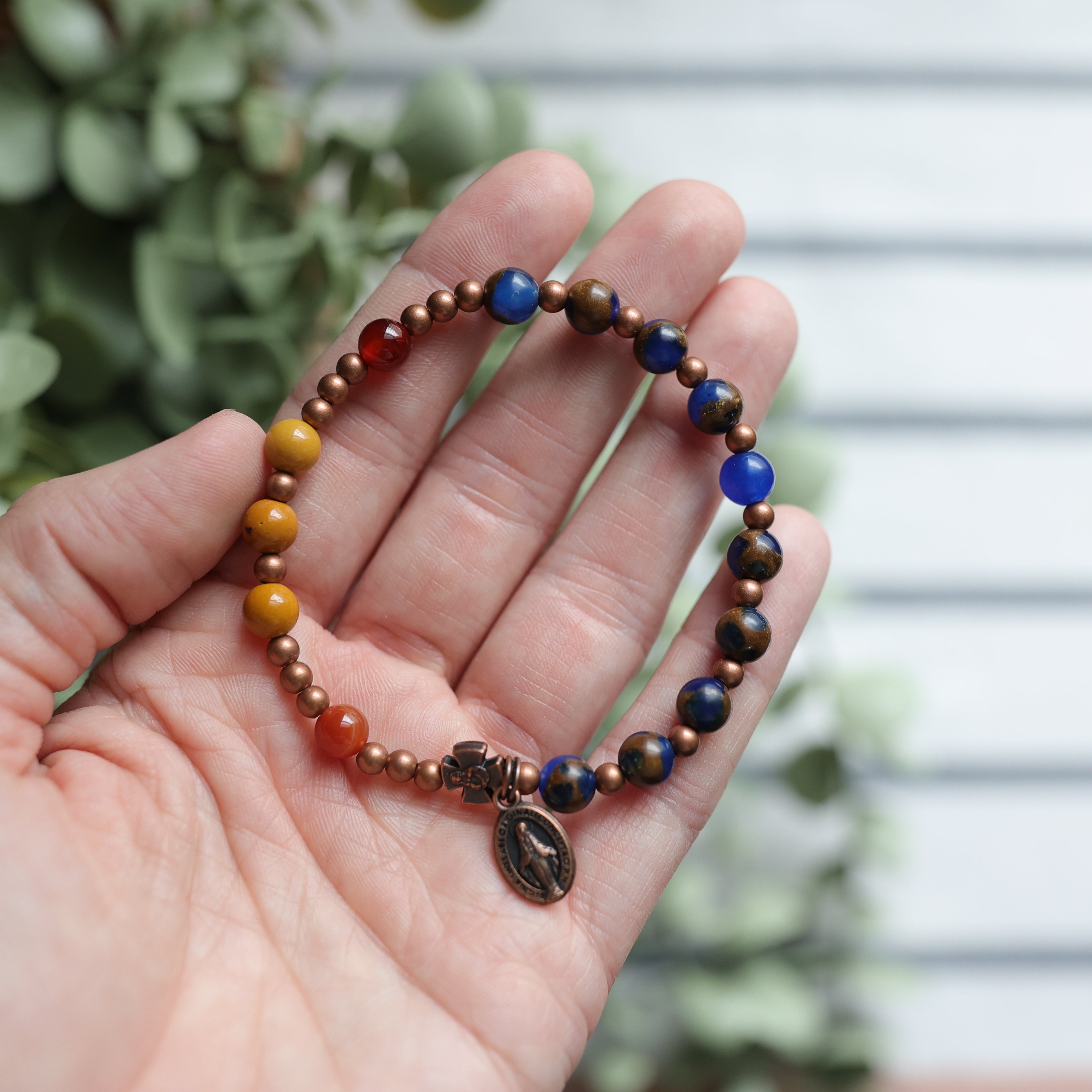 Saint Carlo | Gemstone Decade Bracelet