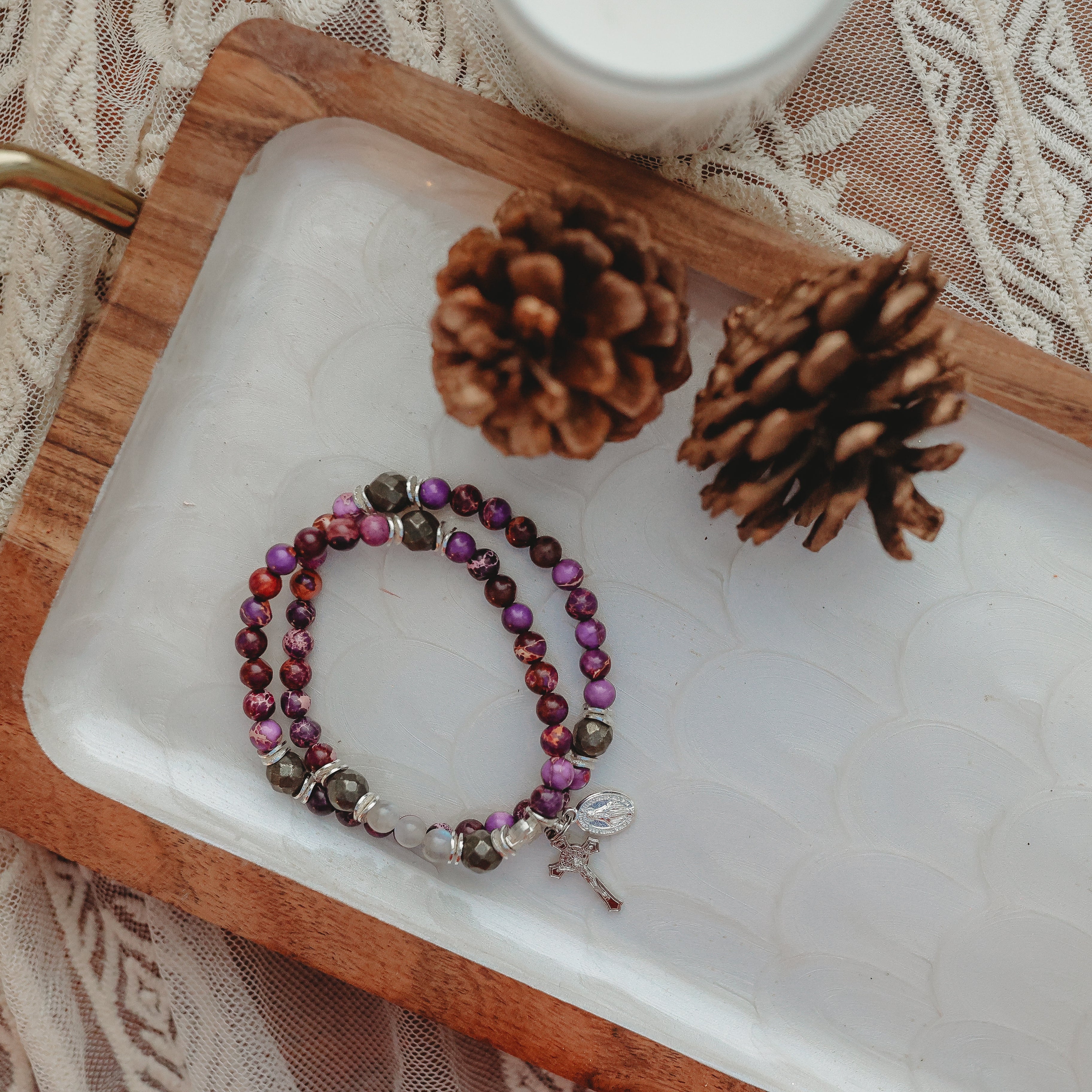 Penance | Lux Rosary Bracelet |  Holiday Collection