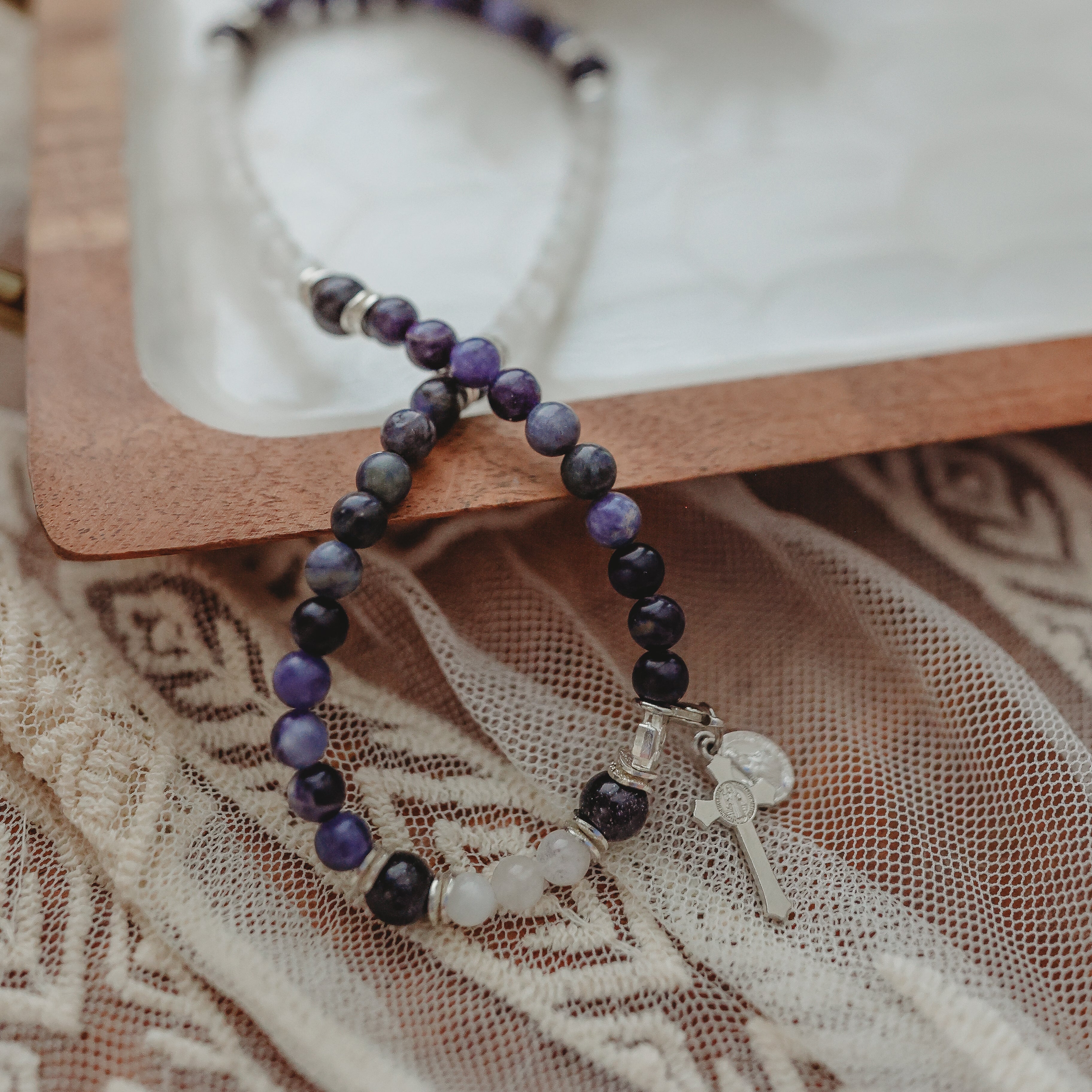 Calcutta | Lux Rosary Bracelet | Holiday Collection