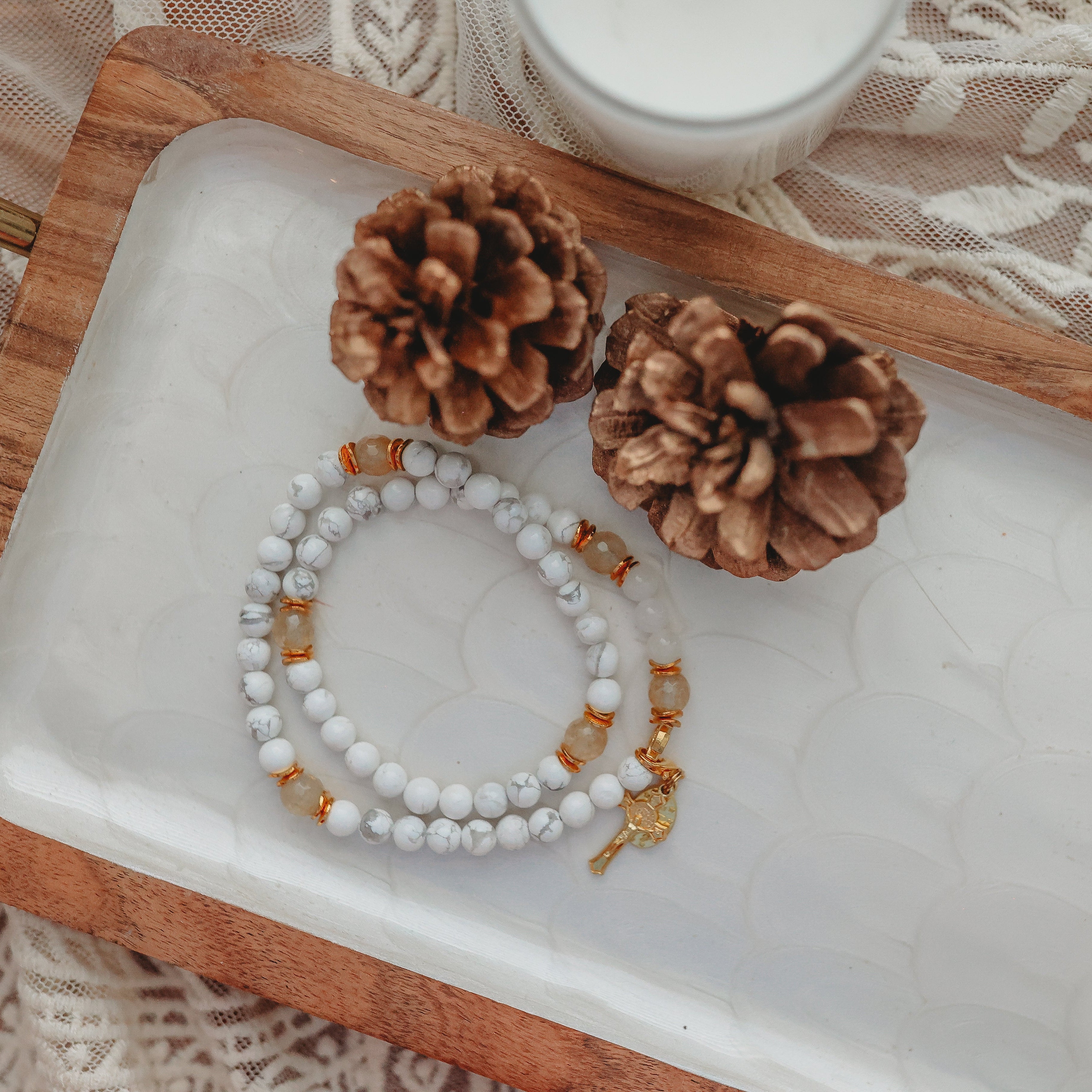 Glory | Lux Rosary Bracelet | Holiday Collection