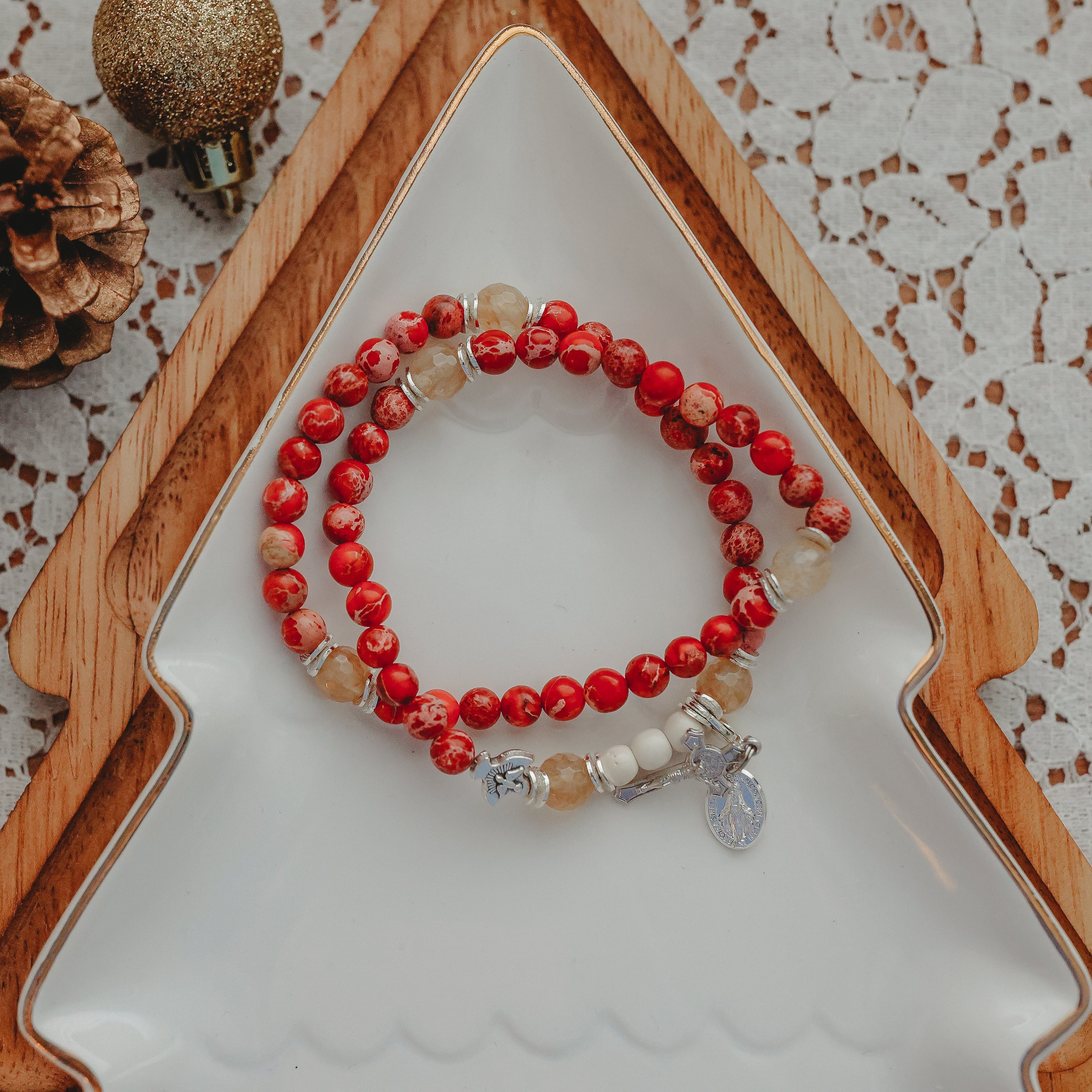 Spirit | Lux Rosary Bracelet  |  Holiday Collection