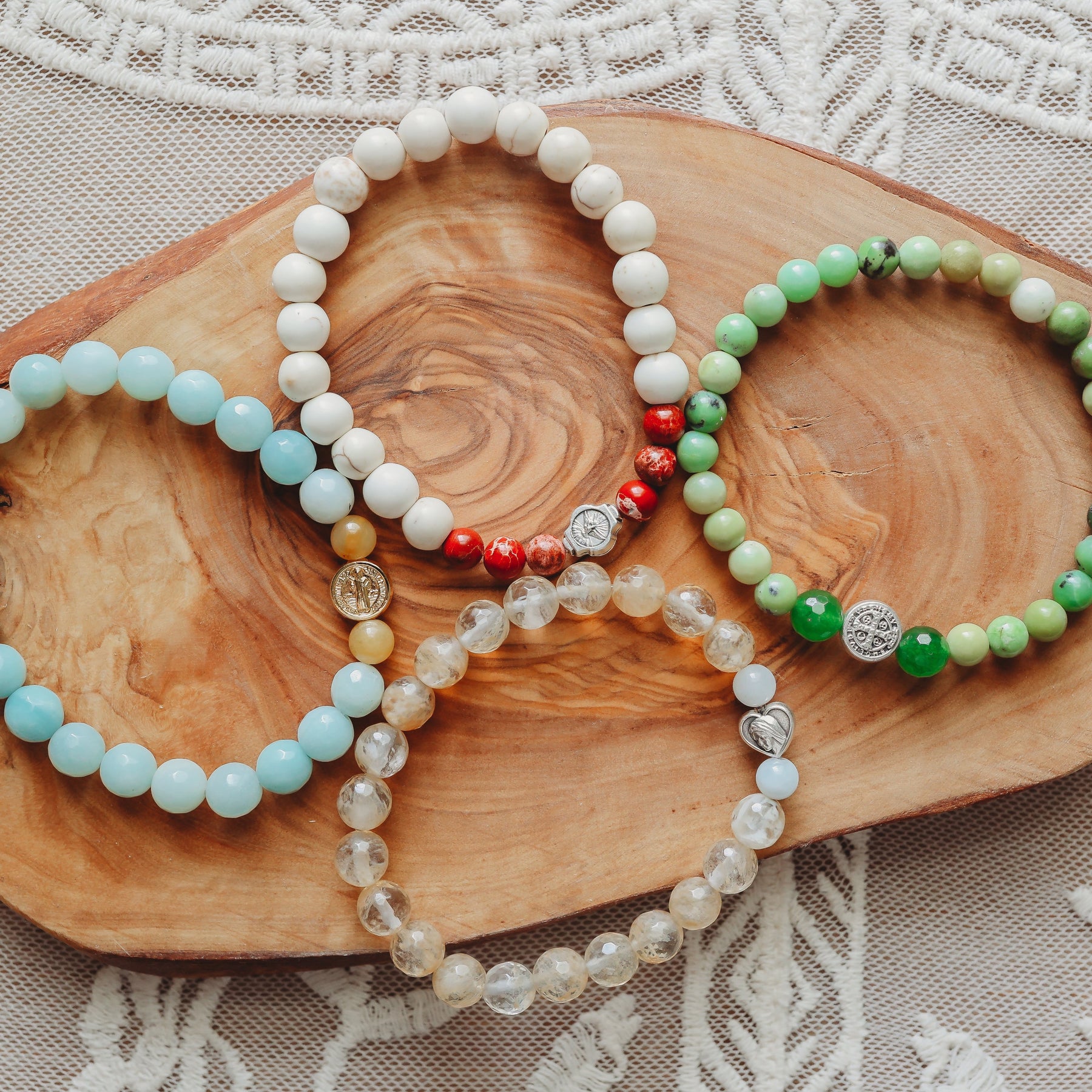 Holy Spirit | Hope Began Gemstone Bracelet