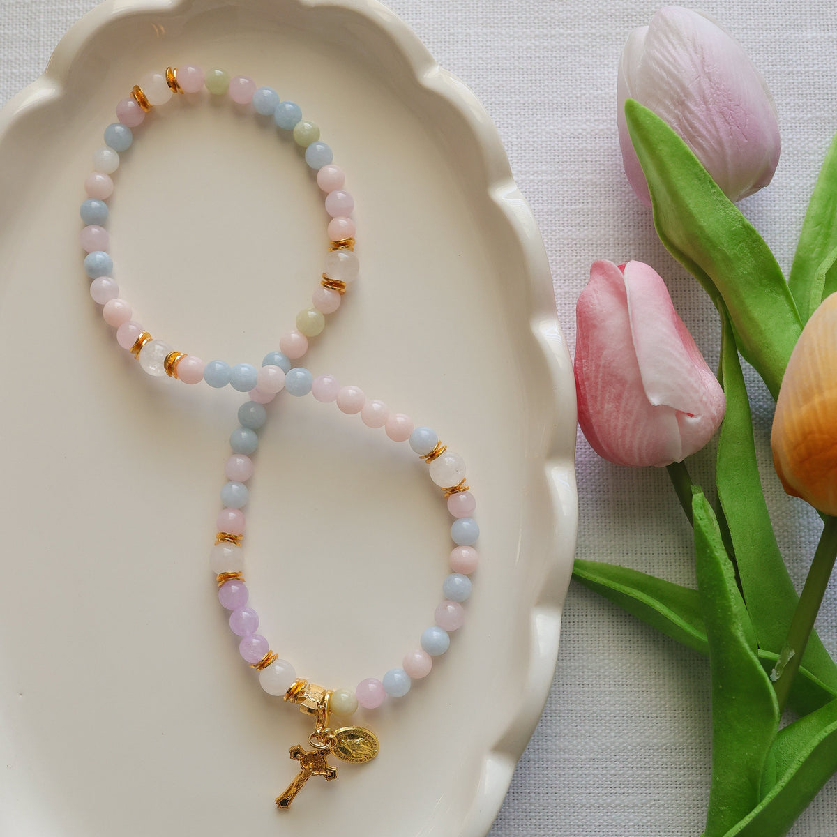 Custom Remembrance Rosary Bracelet