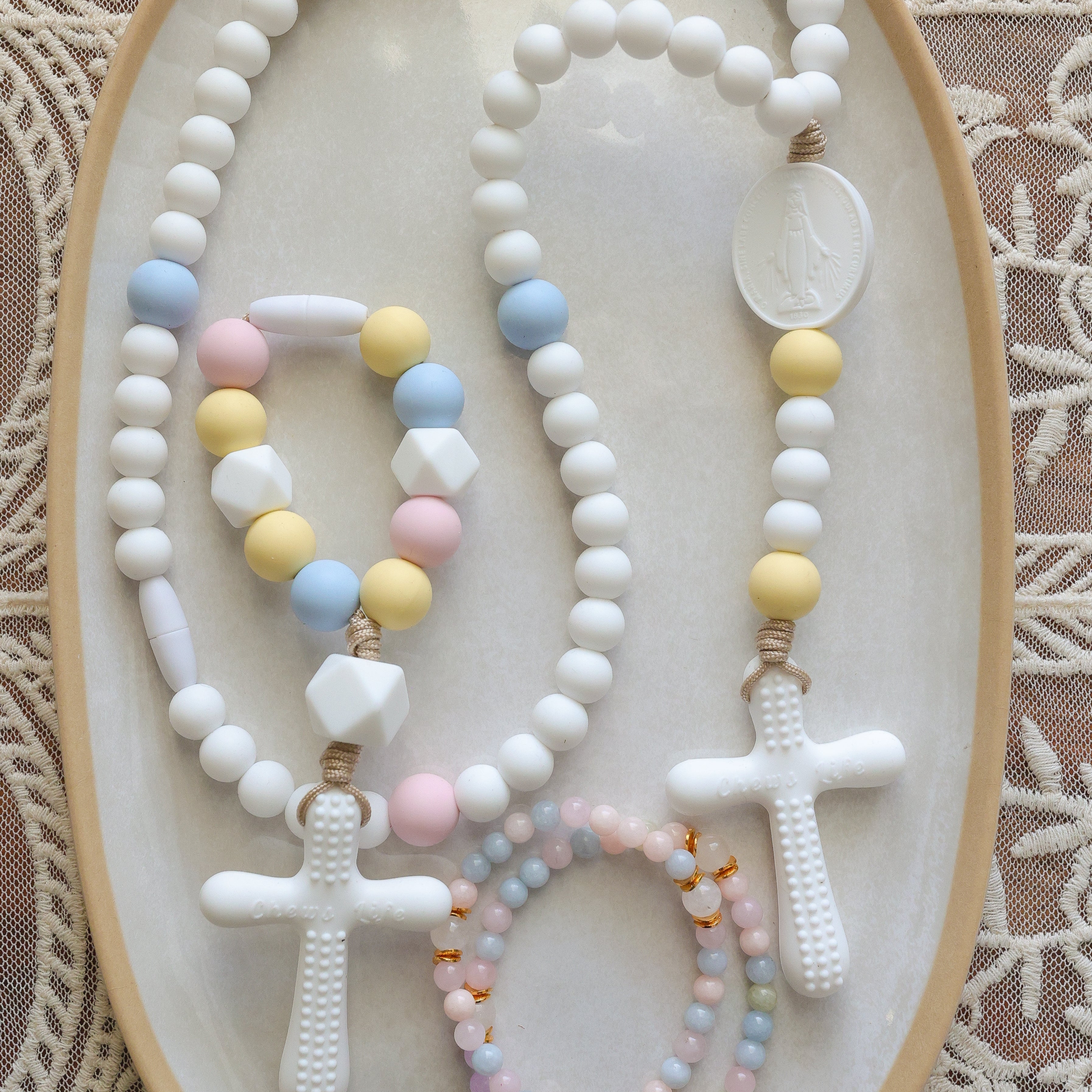 Rainbow Baby | Silicone Decade or Silicone Rosary