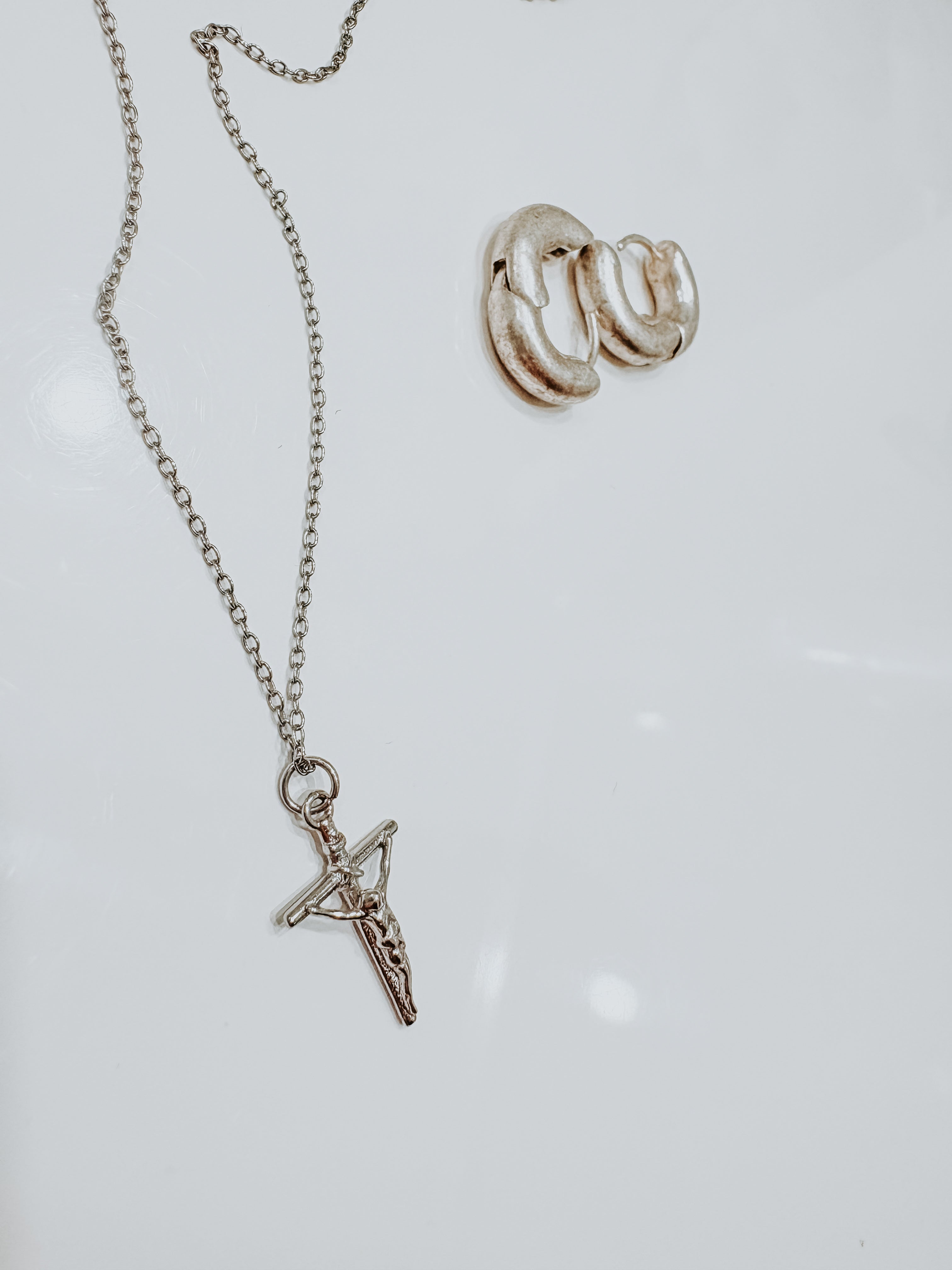 Women's Silver Crucifix Necklace |  Blessed is She