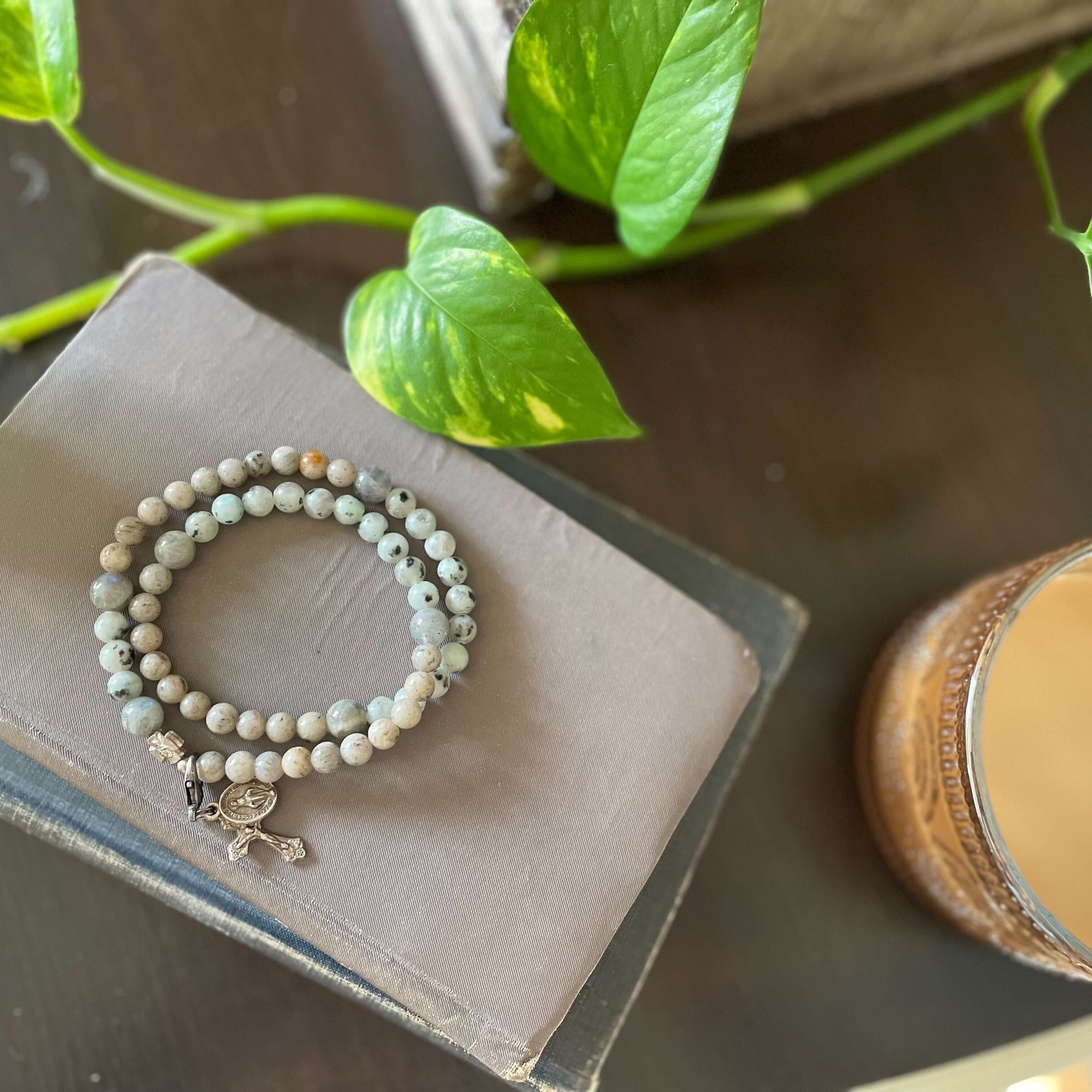 Vianney | Stretch & Wrap Rosary Bracelet