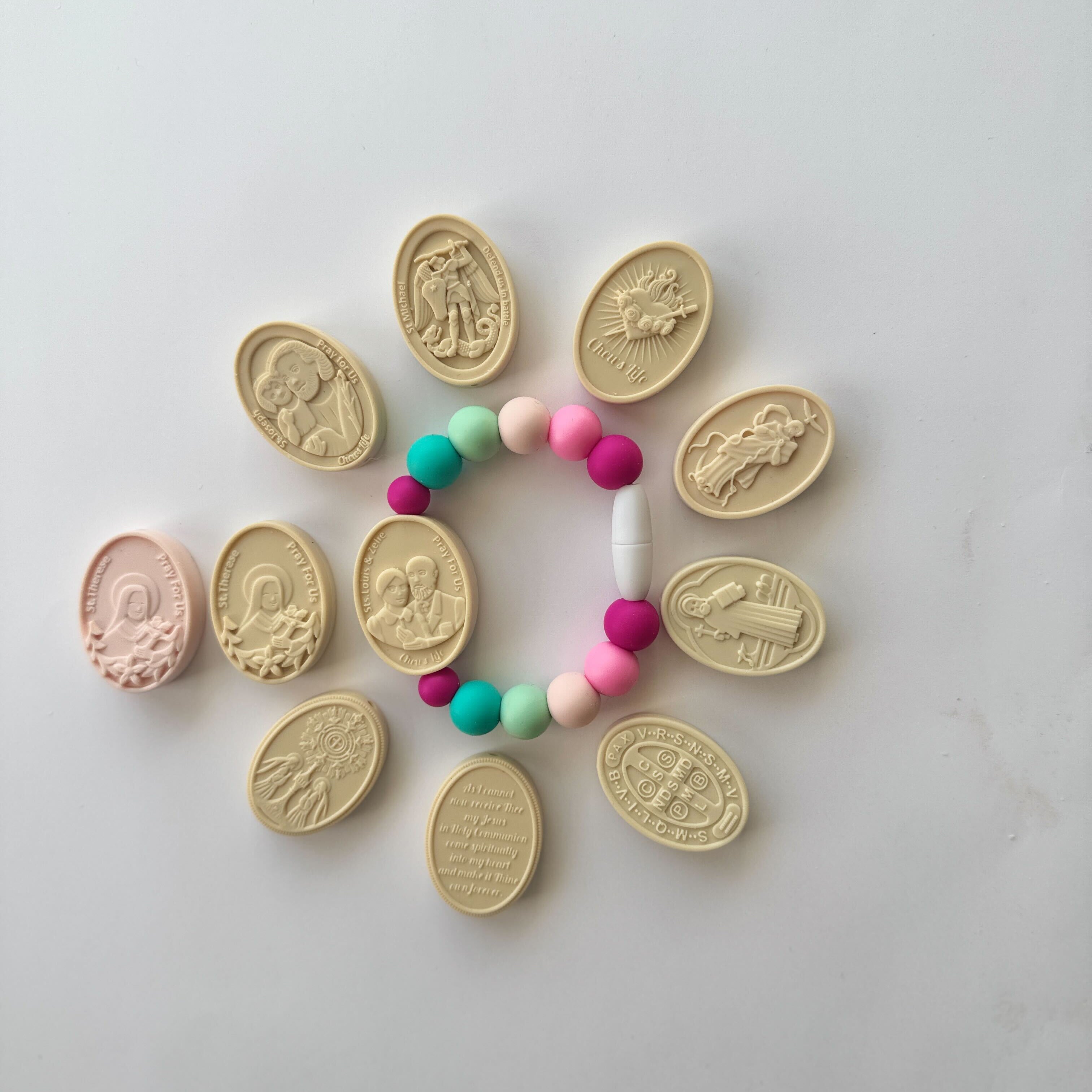 Choose Your Own Saint Silicone Saint Bracelet (Kids)