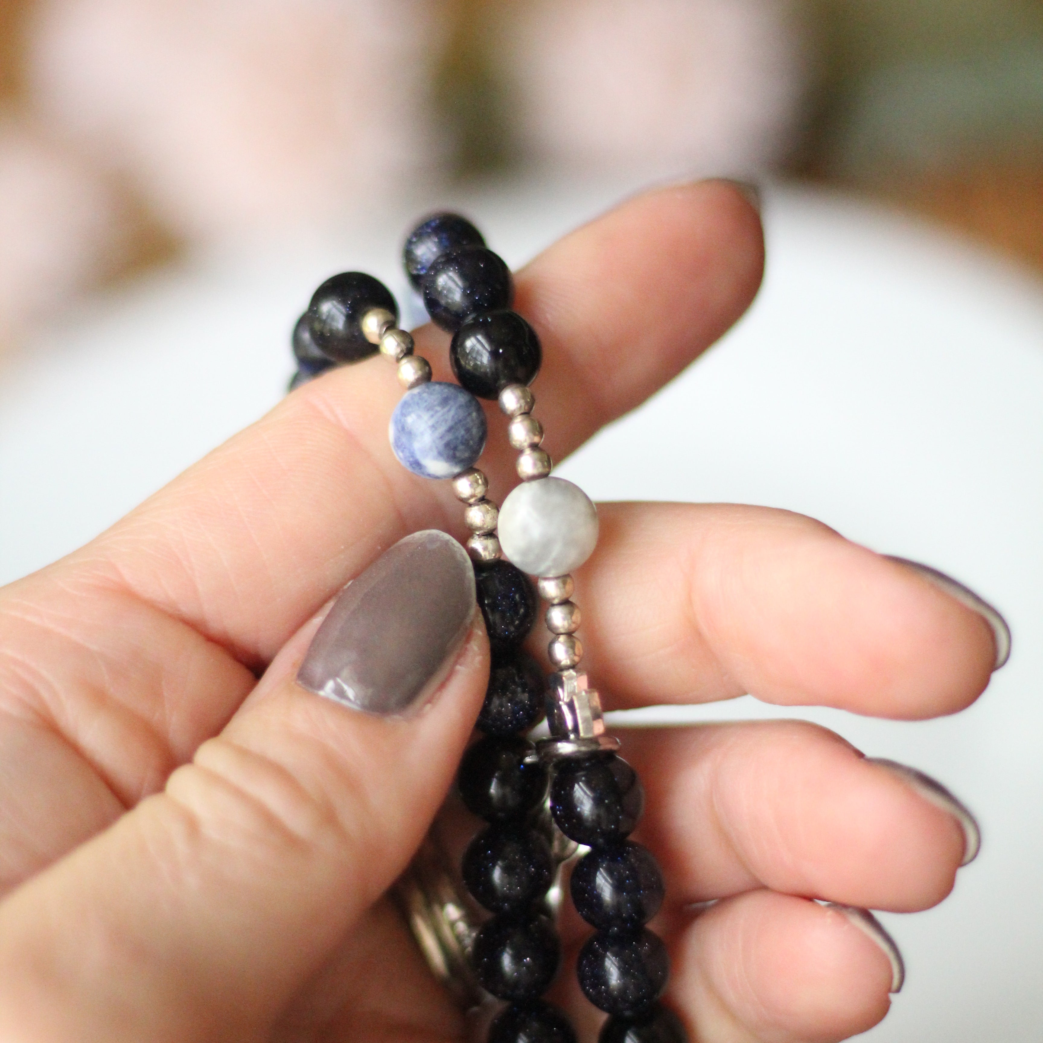 Stella Maris | Triple Stretch & Wrap Rosary Bracelet