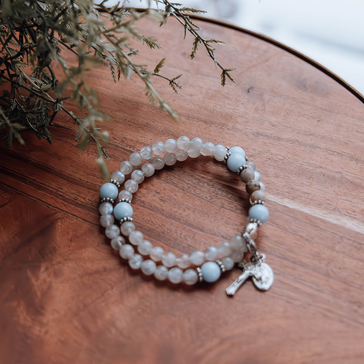 Joan of Arc | Stretch & Wrap Rosary Bracelet