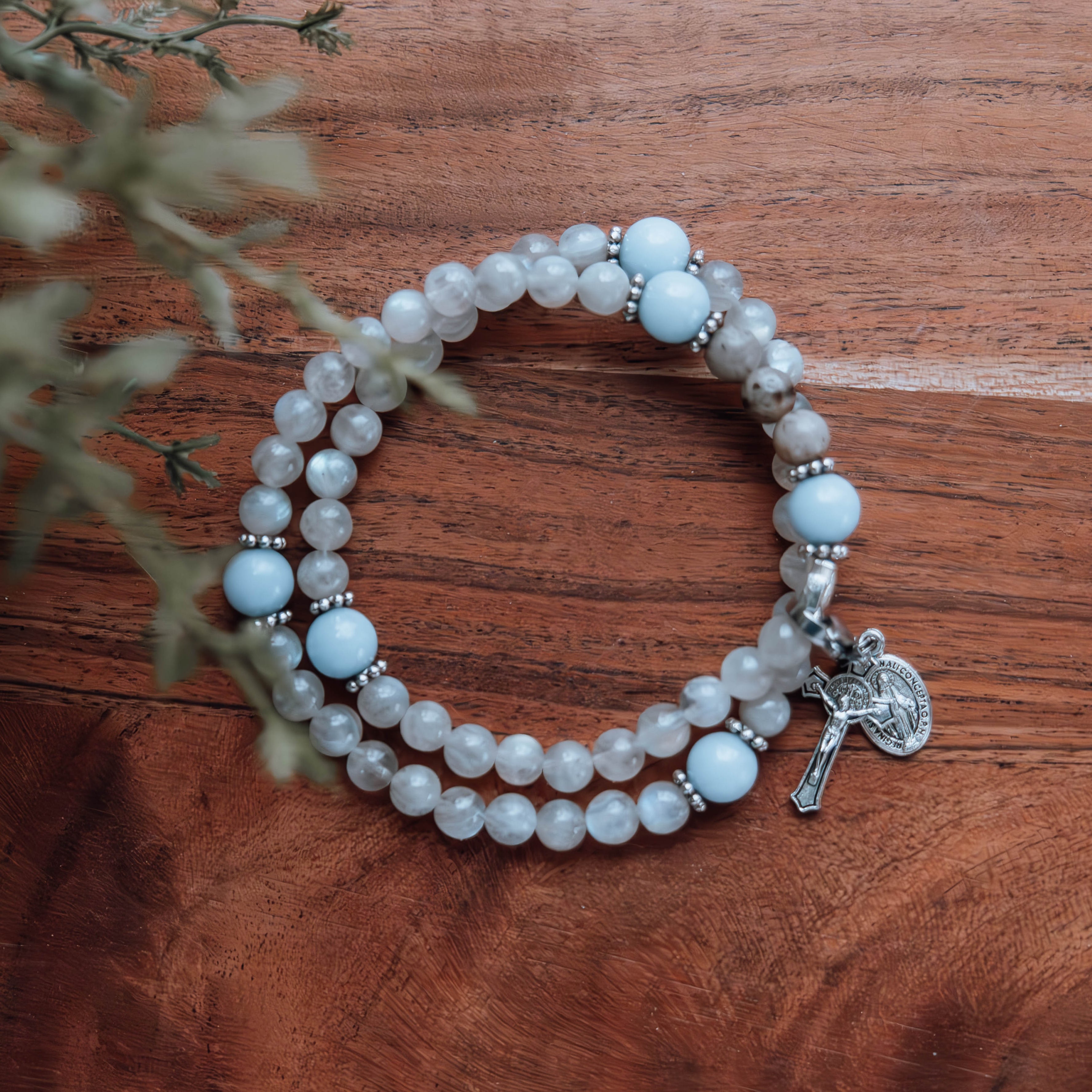 Joan of Arc | Stretch & Wrap Rosary Bracelet