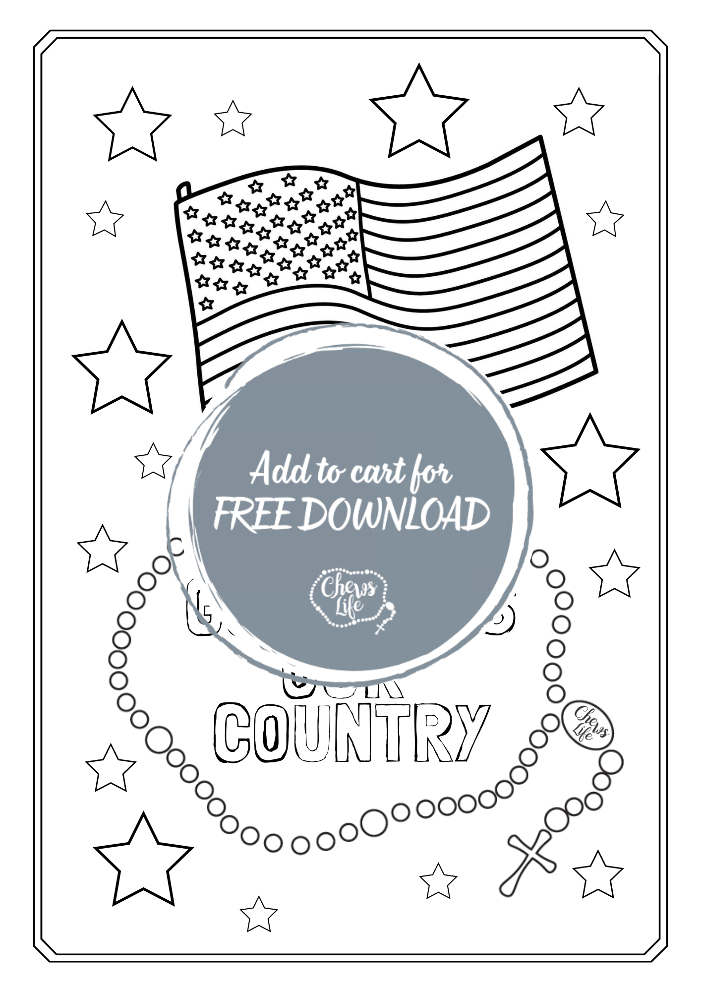 Independence Day Coloring Page