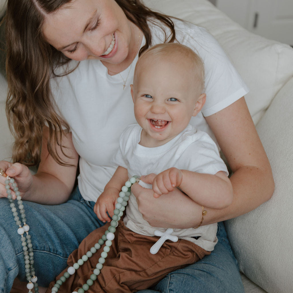Our Lady of the Rosary | Mommy & Me Set |  Chews Life x West Coast Catholic