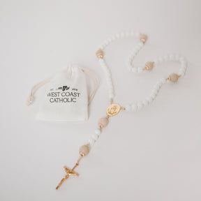 Queen of Angels | Mommy & Me Rosary Set | Chews Life x West Coast Catholic