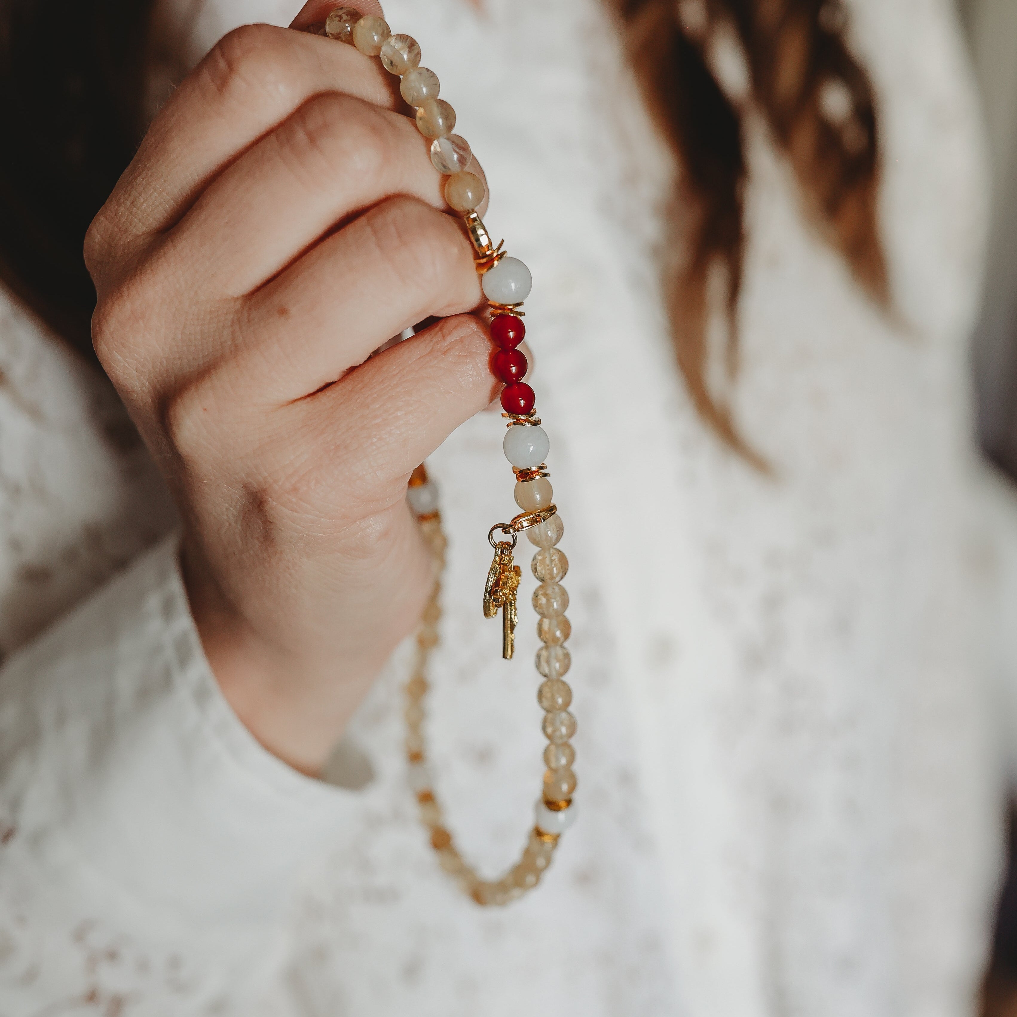 St. Leo the Great  | Double Wrap Rosary Bracelet