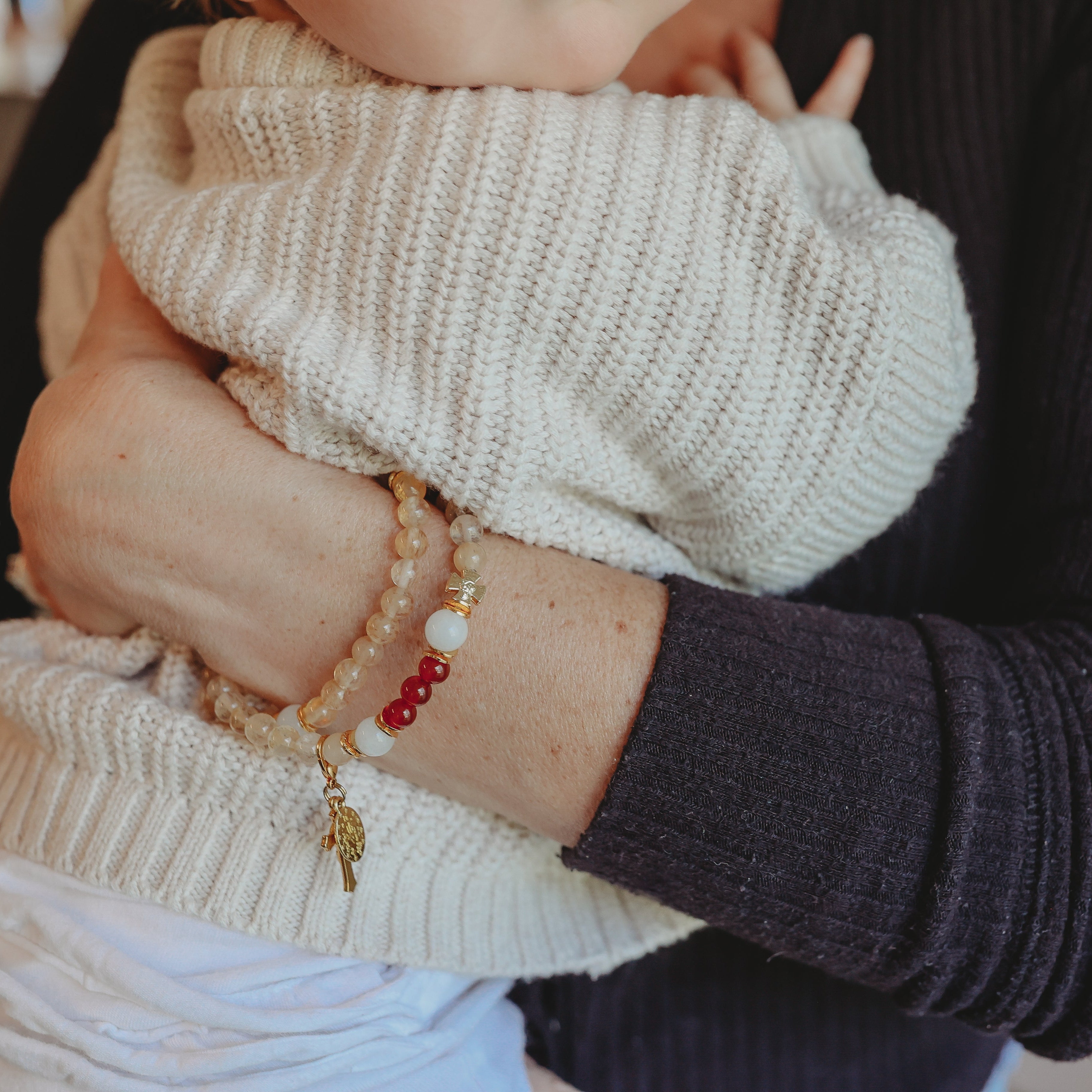 St. Leo the Great  | Double Wrap Rosary Bracelet