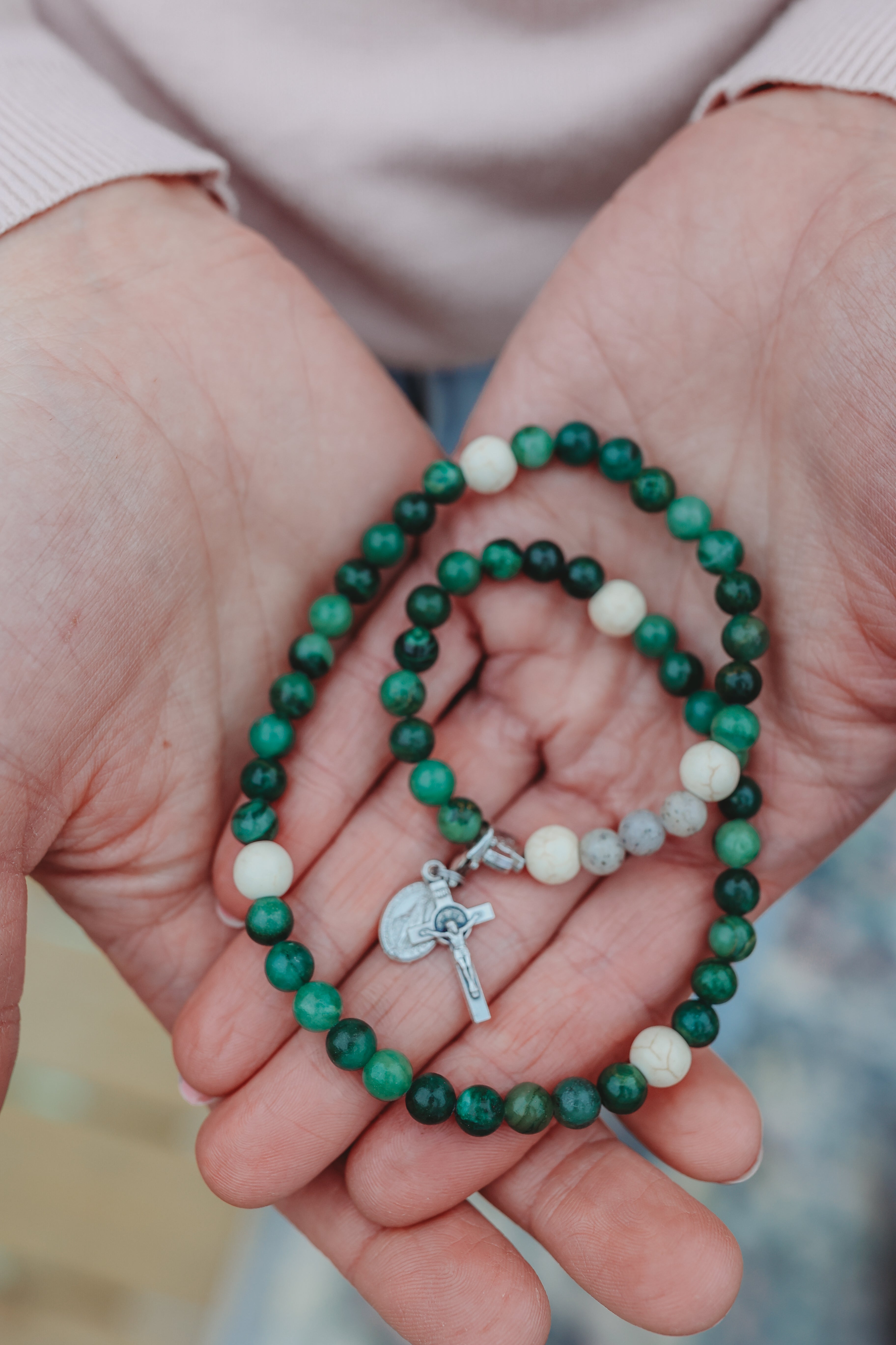 Life | Stretch & Wrap Rosary Bracelet