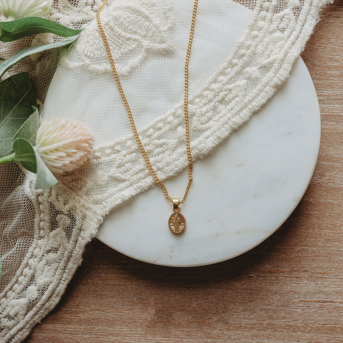 St. Benedict Necklace | Gold |