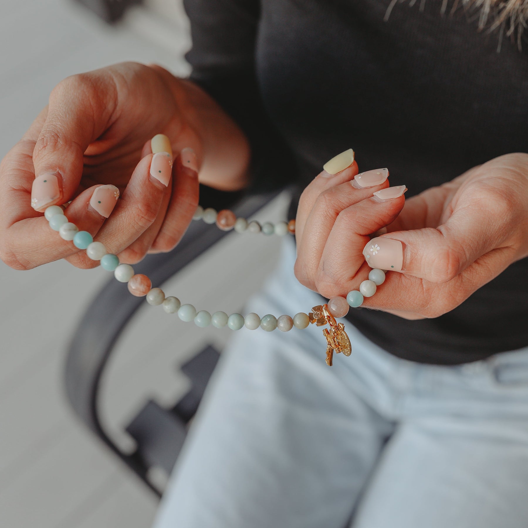 Gianna | Stretch & Wrap Rosary Bracelet