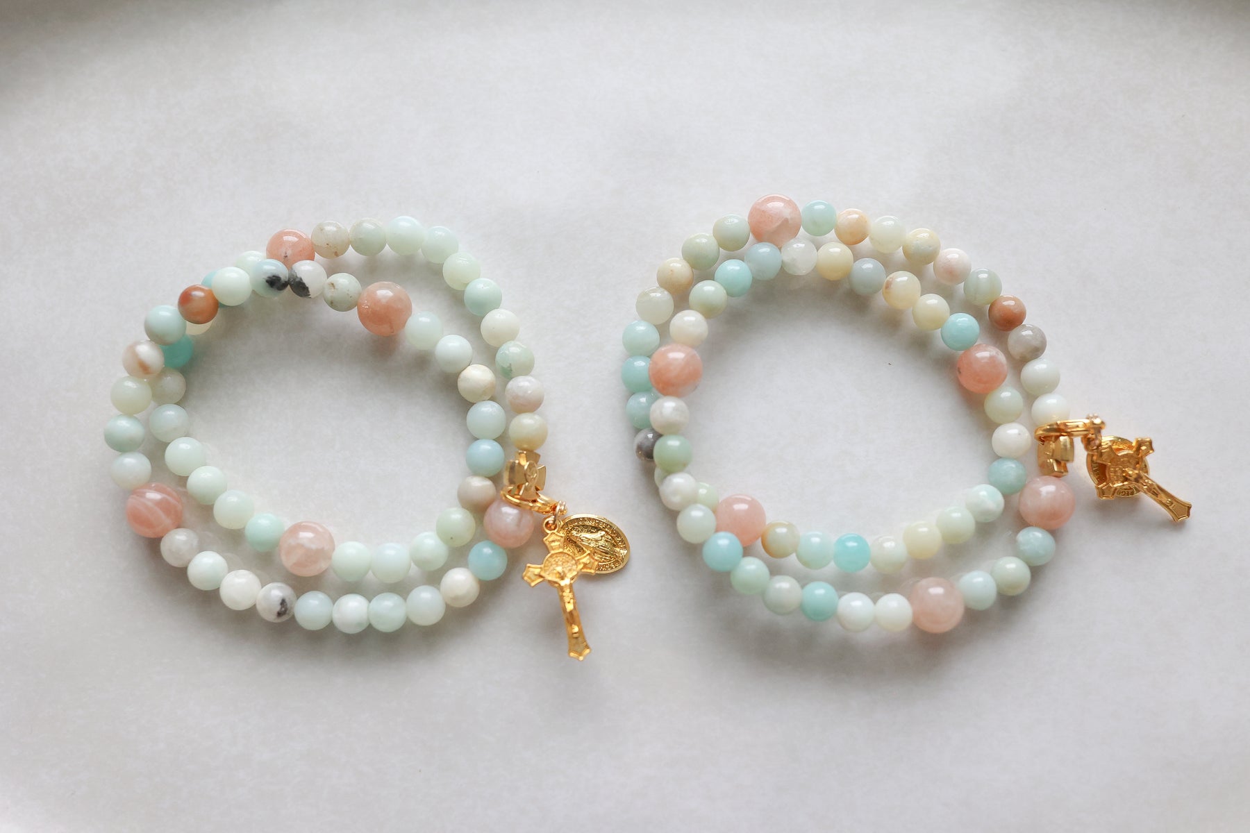 Gianna | Stretch & Wrap Rosary Bracelet