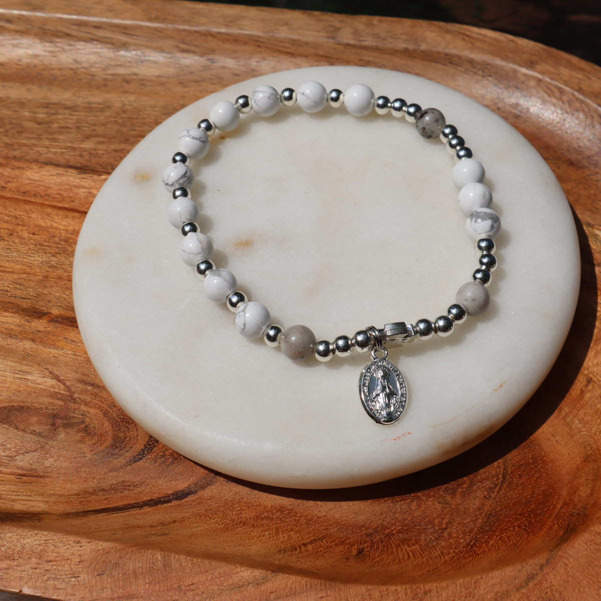 Saint Paul Gemstone Decade Bracelet