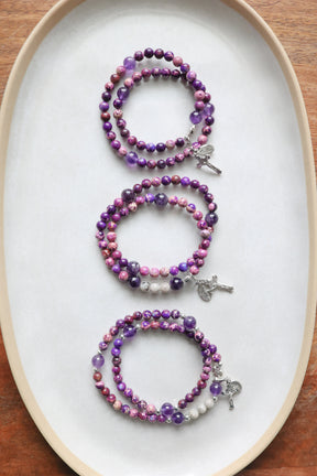 Penance | Stretch & Wrap Rosary Bracelet