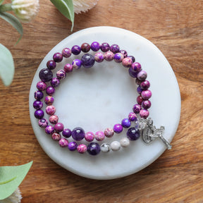 Penance | Stretch & Wrap Rosary Bracelet