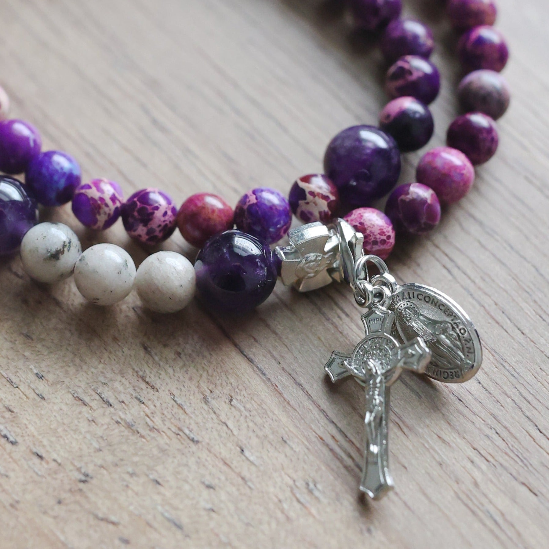 Penance | Stretch & Wrap Rosary Bracelet