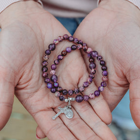 Penance | Stretch & Wrap Rosary Bracelet