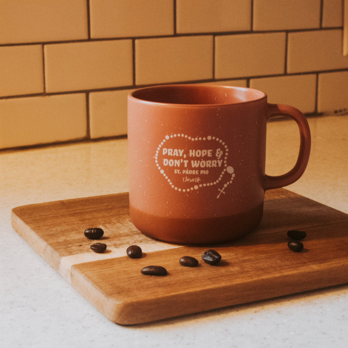 Pray, Hope, & Don't Worry | Exclusive Ceramic Mug