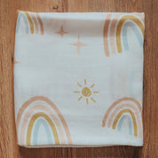 Rainbow Swaddle Blanket | Bamboo and Cotton