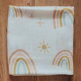 Rainbow Swaddle Blanket | Bamboo and Cotton