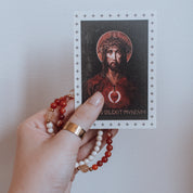 Sacred Heart of Jesus | Stretch & Wrap Rosary Bracelet