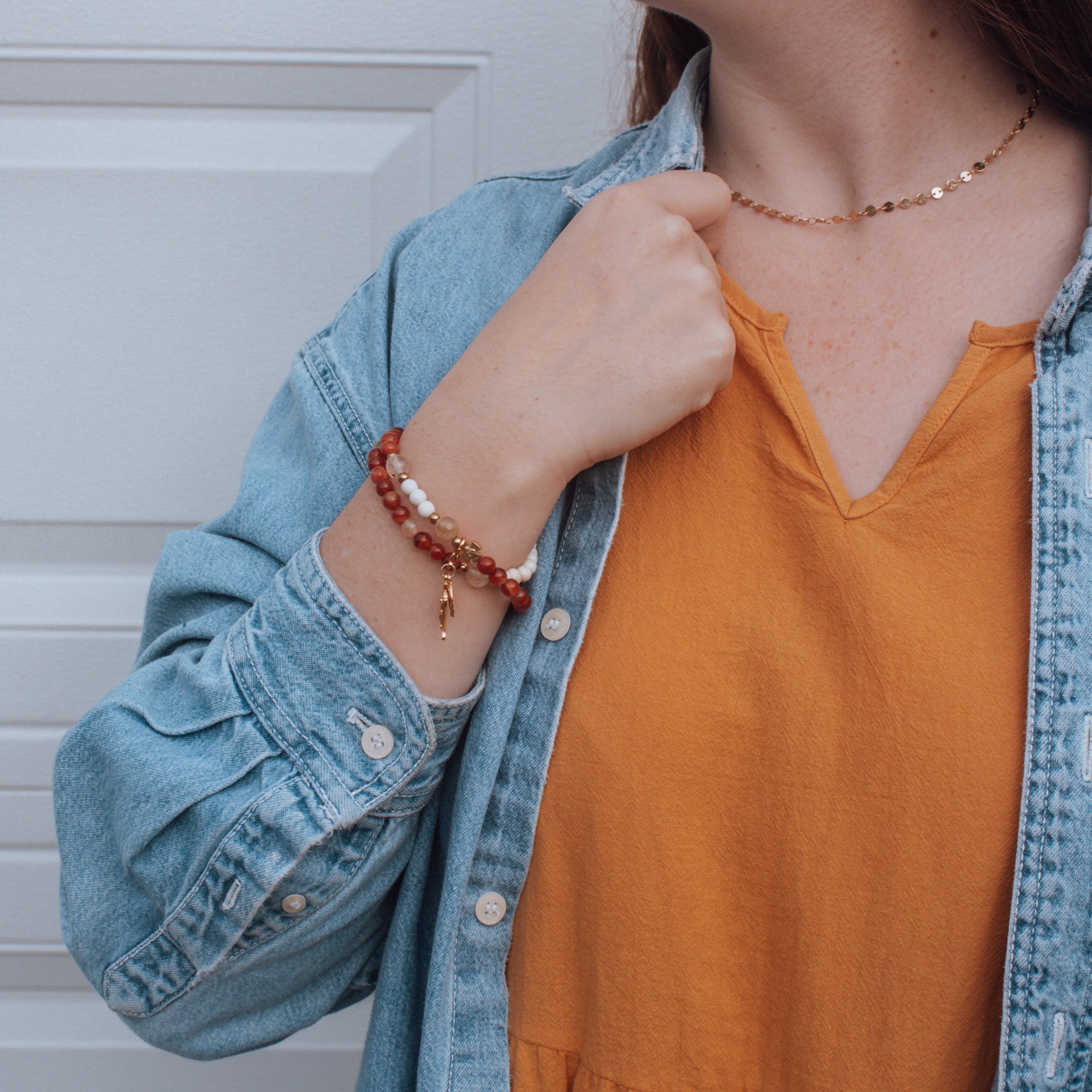 Sacred Heart of Jesus | Stretch & Wrap Rosary Bracelet