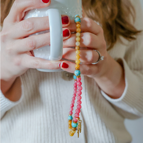 Our Lady of Guadalupe | Stretch & Wrap Rosary Bracelet