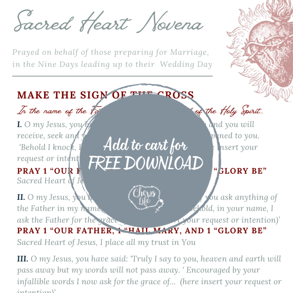 Sacred Heart Novena | FREE Downloadable Novena