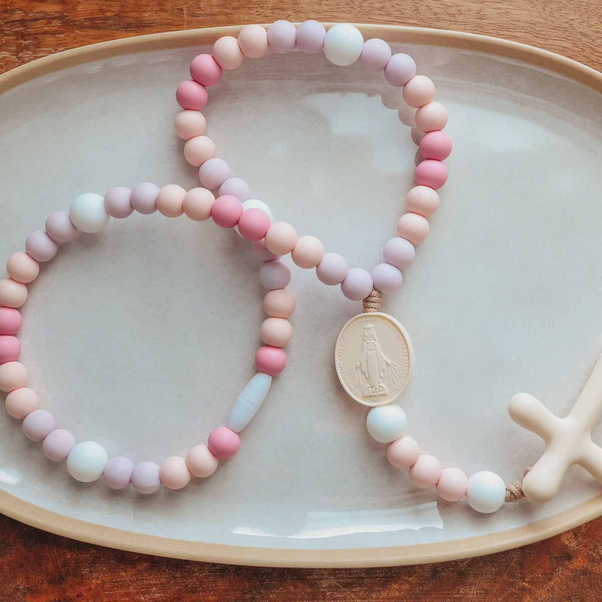 Silicone Rosary Baby Little Flower Chews Life