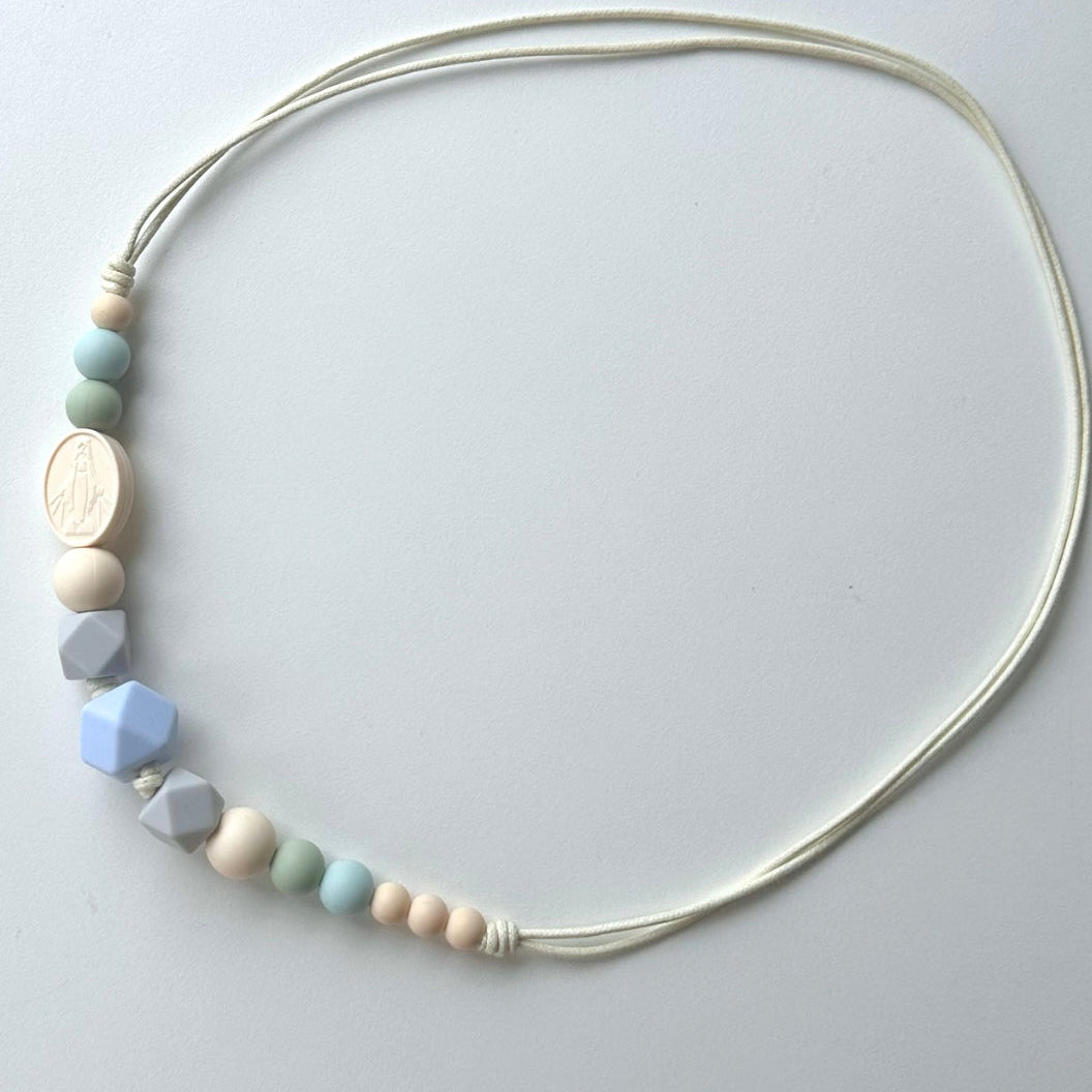 Marian Blue | Silicone Mama Necklace