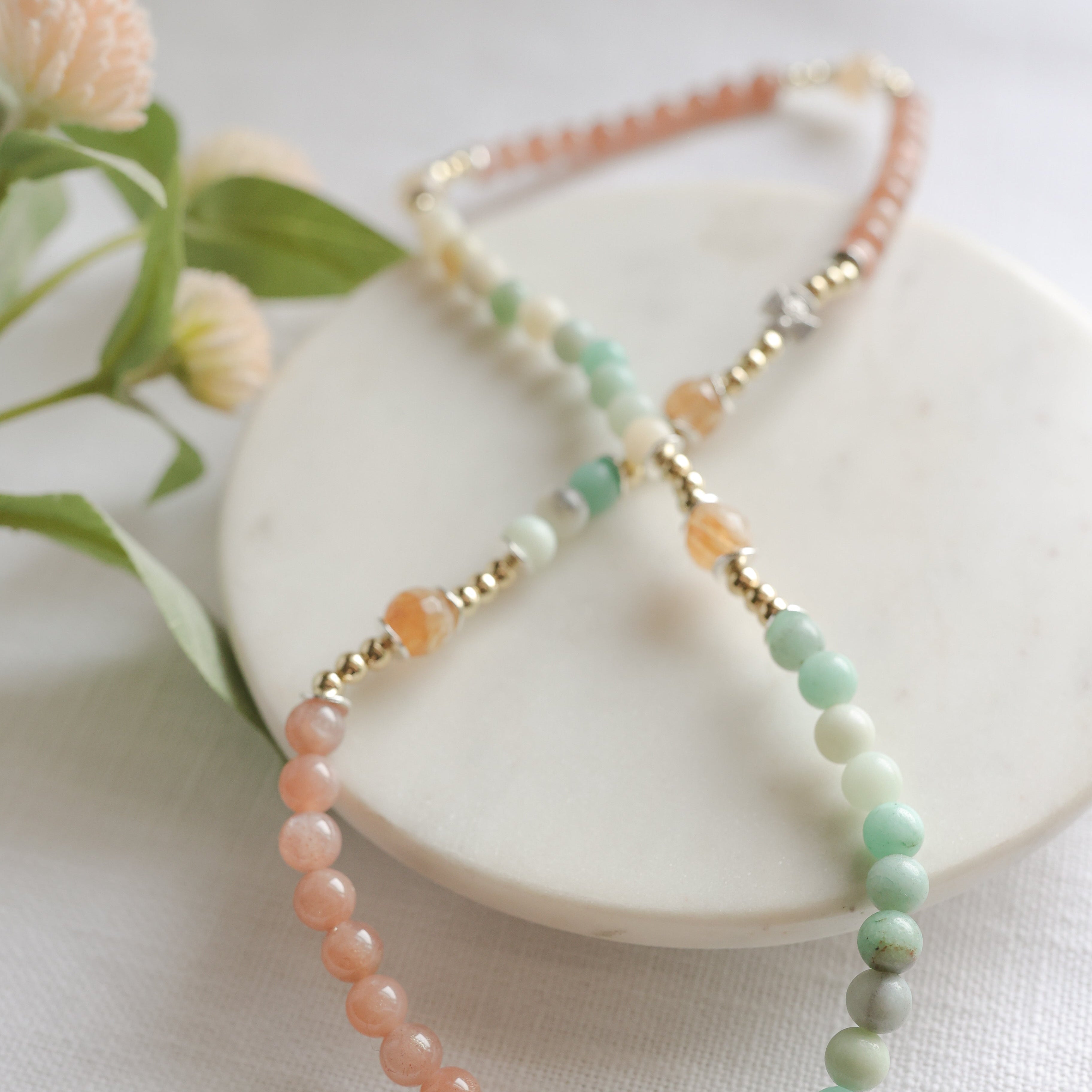 The Gianna Mommy & Me Set | Silicone Rosary and Triple Wrap Rosary Bracelet