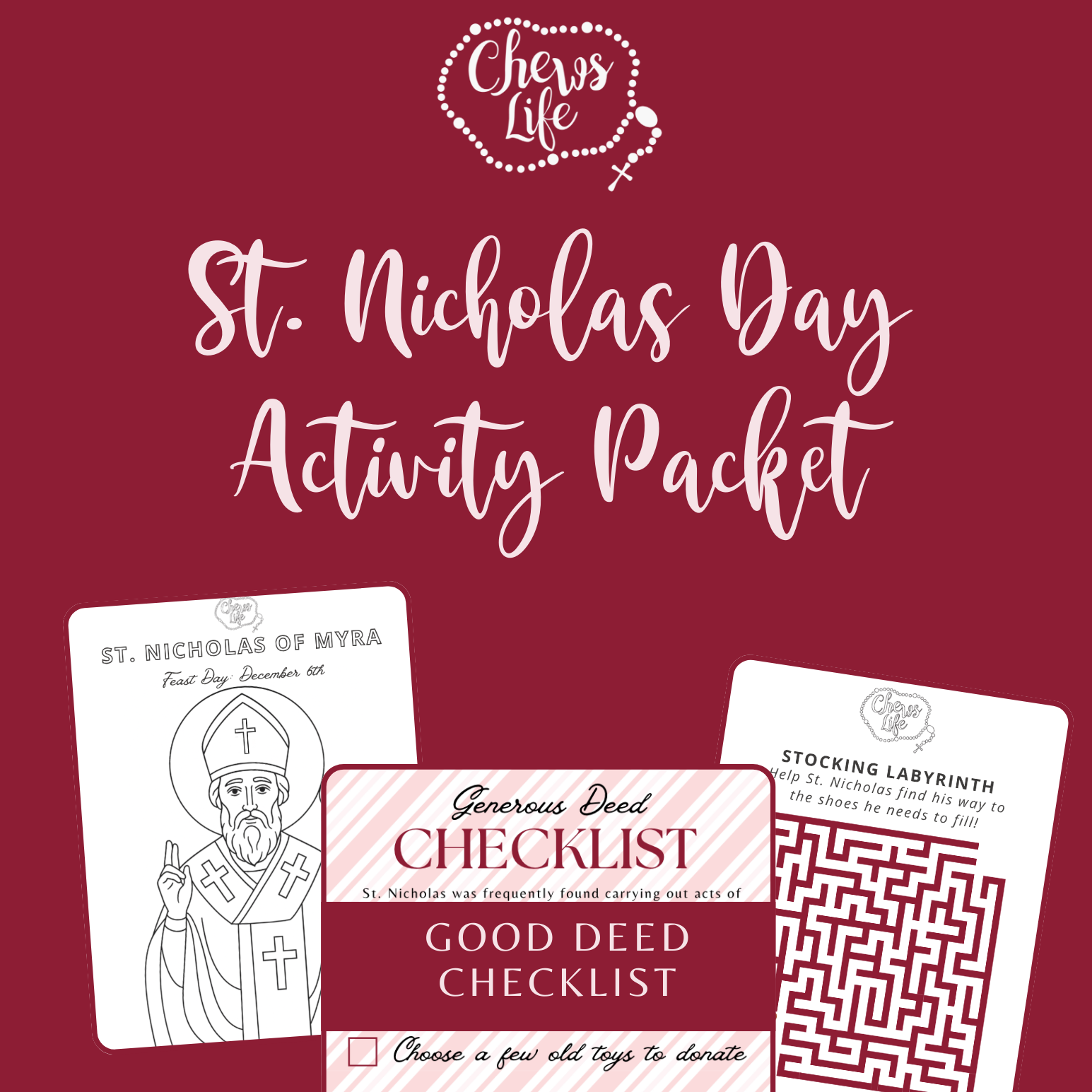St. Nicholas Activity Pack
