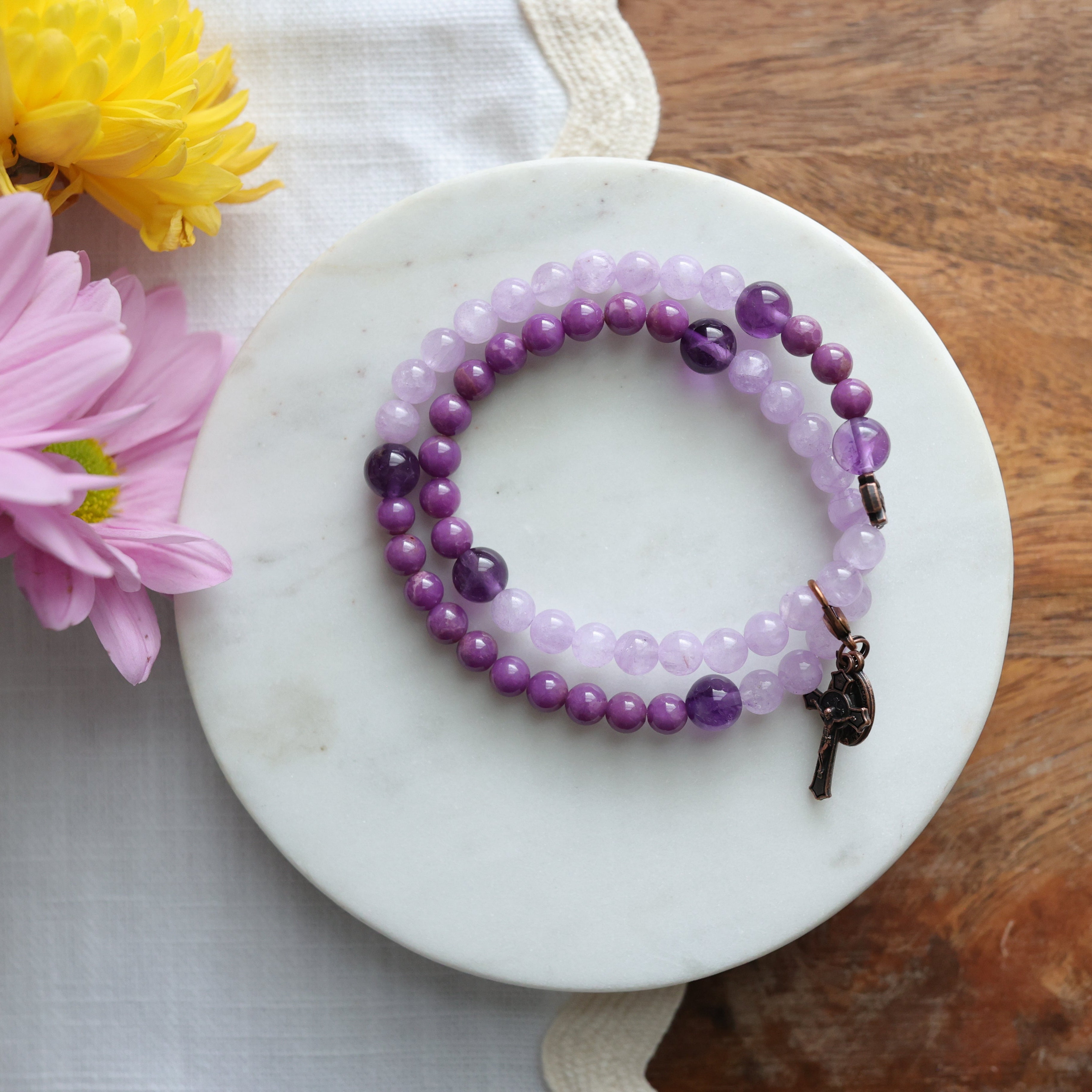 St.Agnes | Chews Life Rosary Bracelet | Summer Exclusive