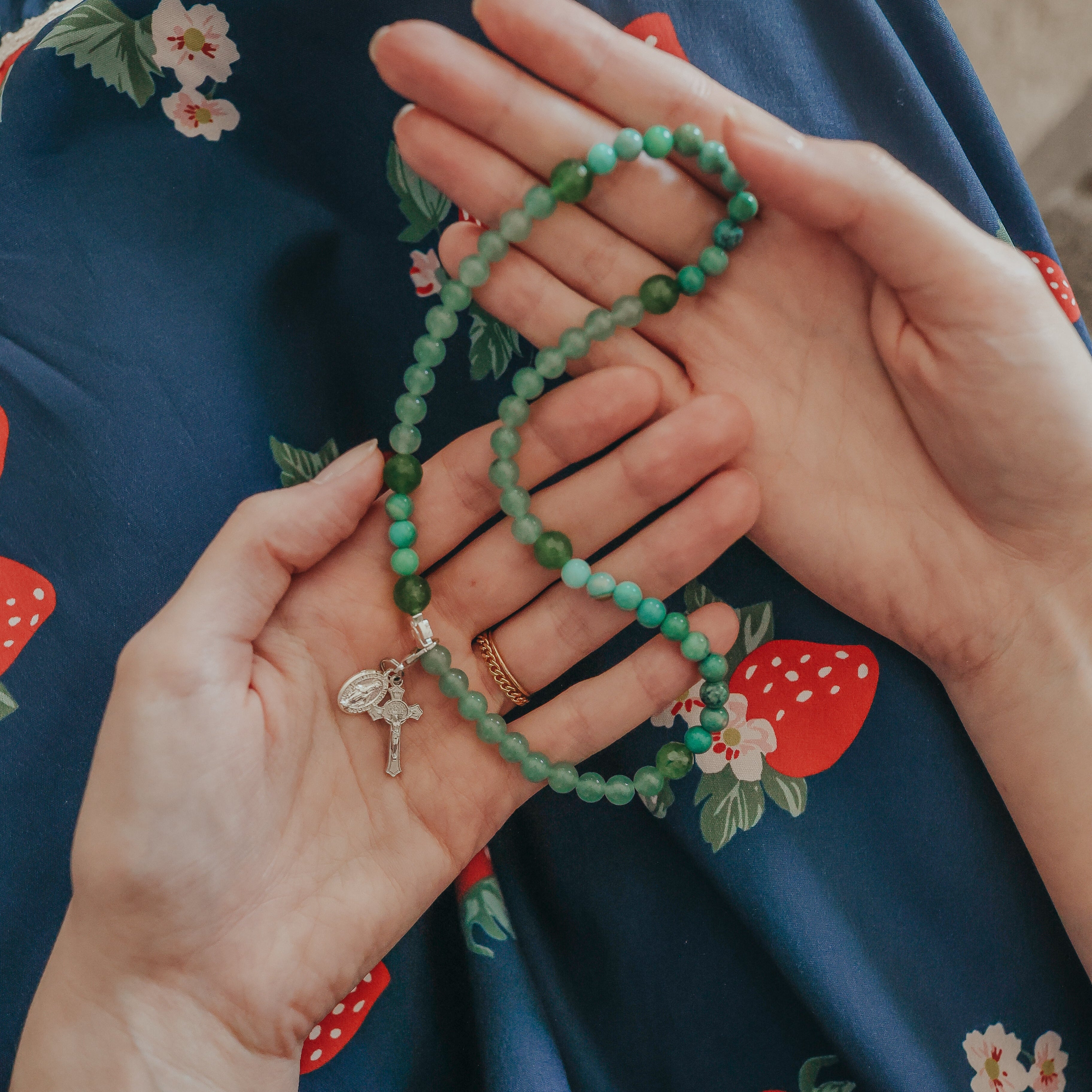 St. Bernadette | Summer Exclusive | Chews Life Rosary Bracelet
