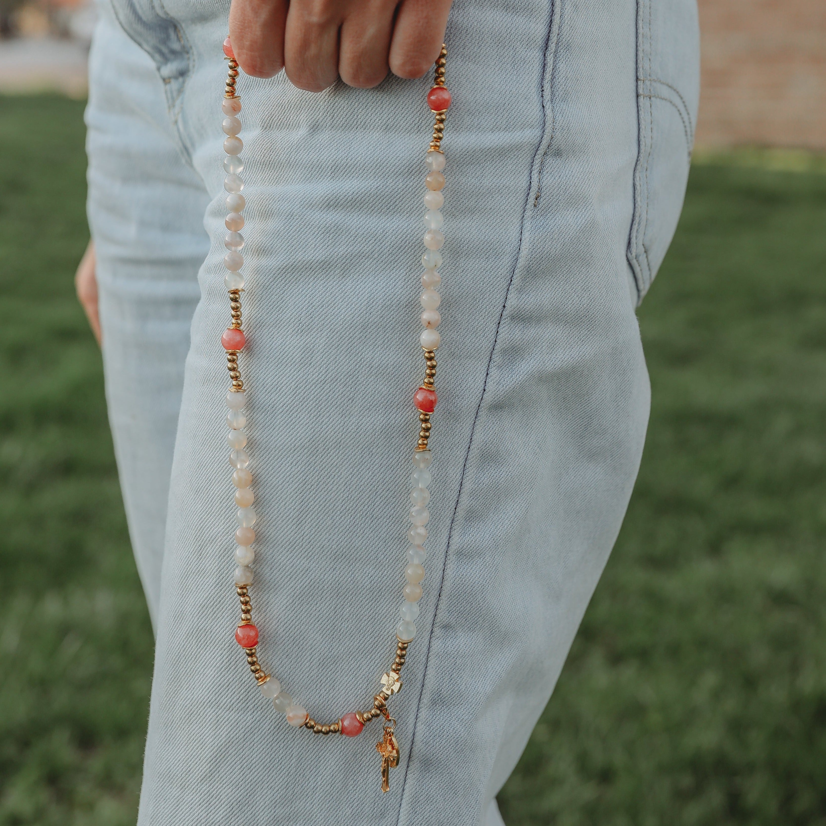 Sweetest Heart of Mary | Stretch & Wrap Rosary Bracelet