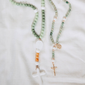 Our Lady of the Rosary | Mommy & Me Set |  Chews Life x West Coast Catholic