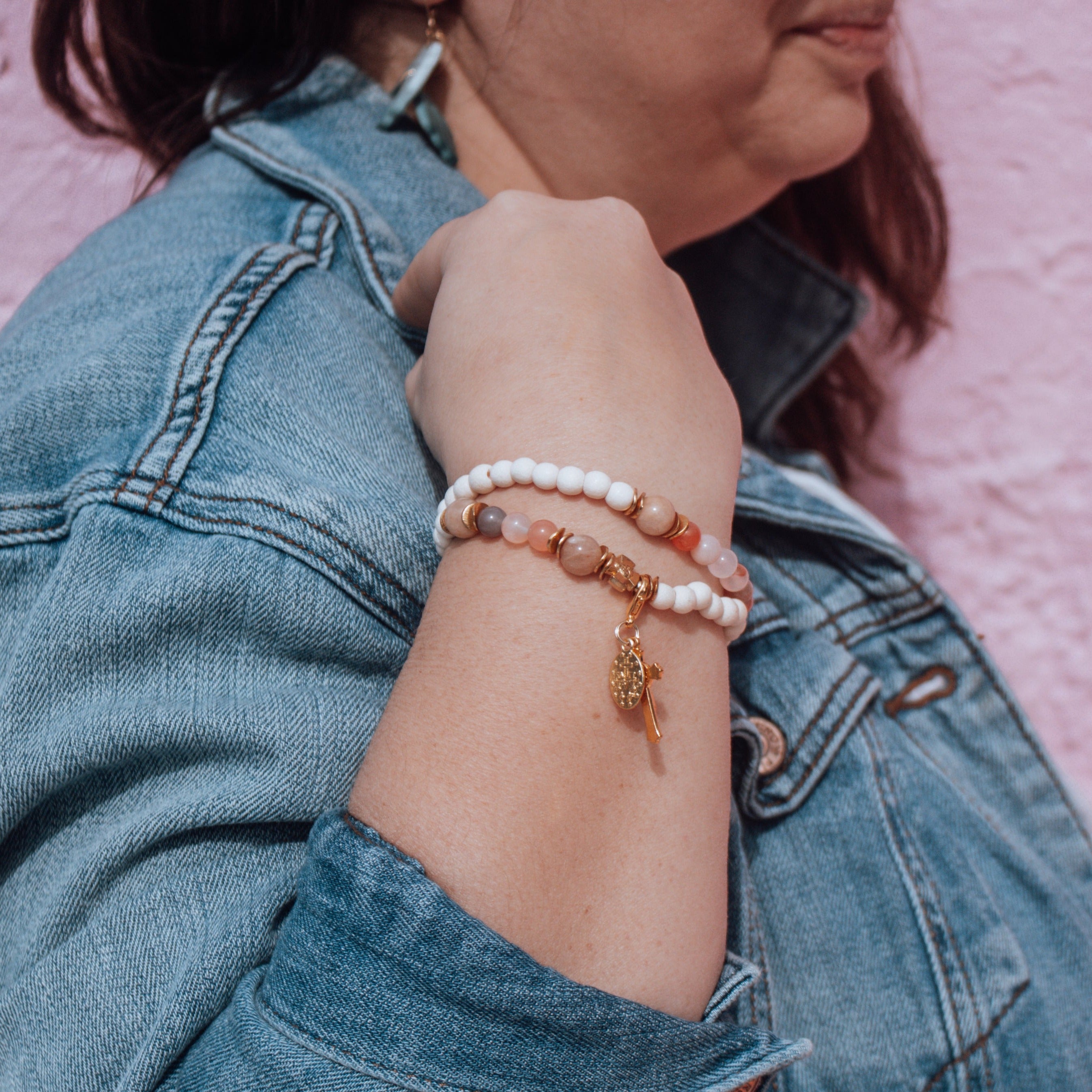 The Coronation | Stretch & Wrap Rosary Bracelet
