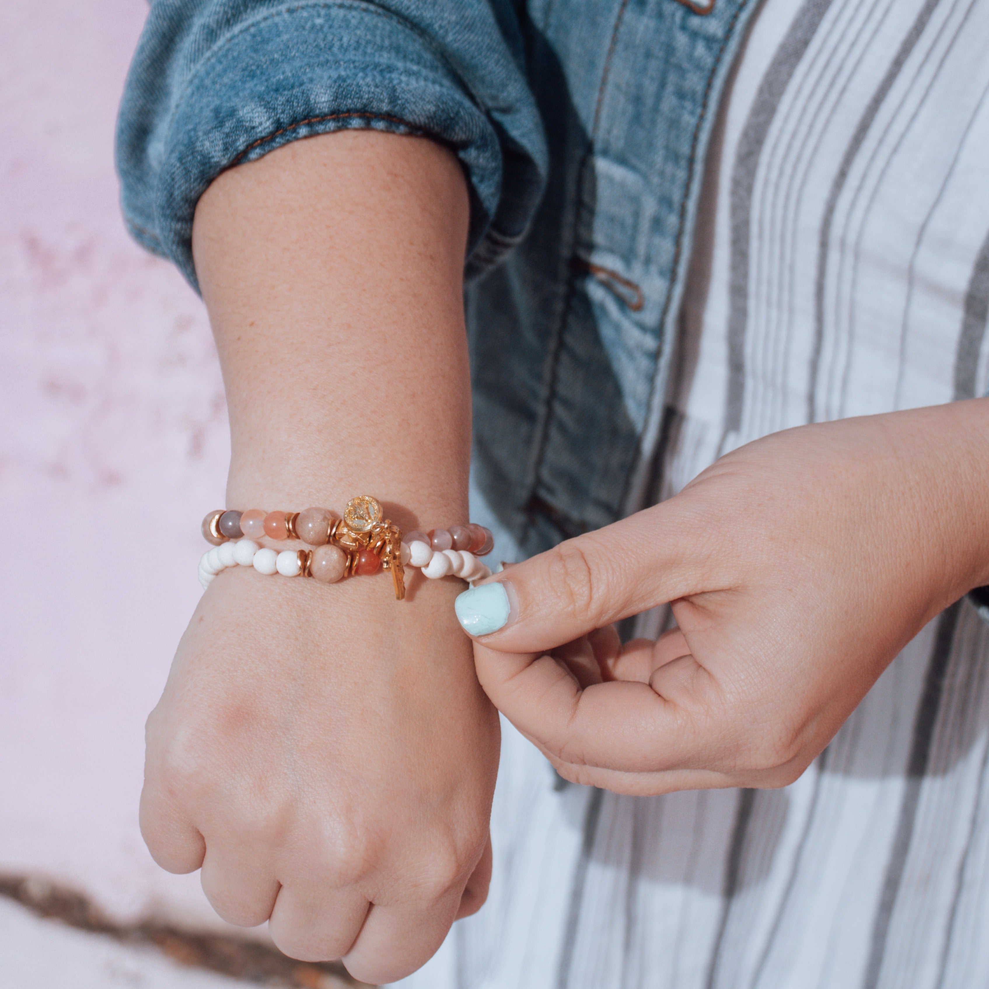 The Coronation | Stretch & Wrap Rosary Bracelet