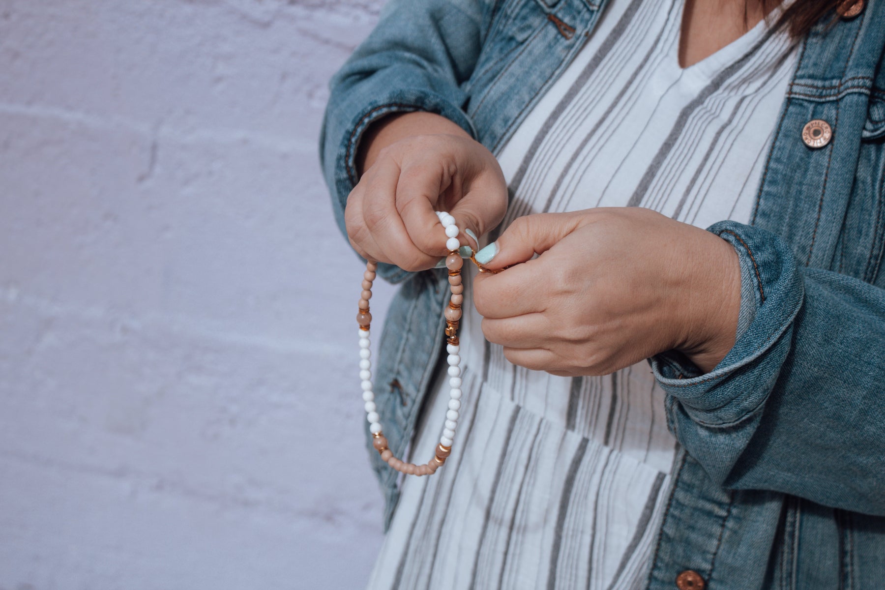 The Visitation | Stretch & Wrap Rosary Bracelet