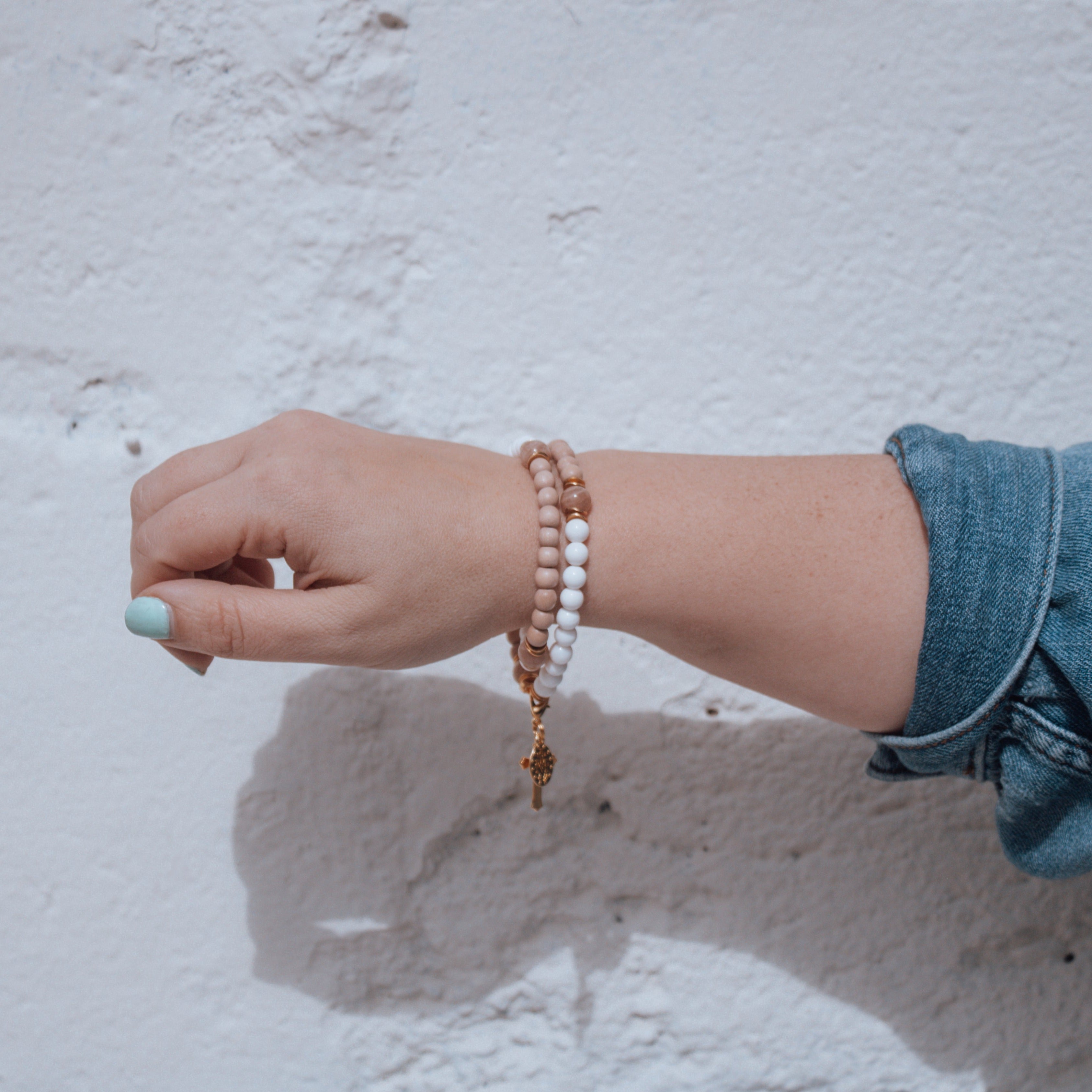 The Visitation | Stretch & Wrap Rosary Bracelet