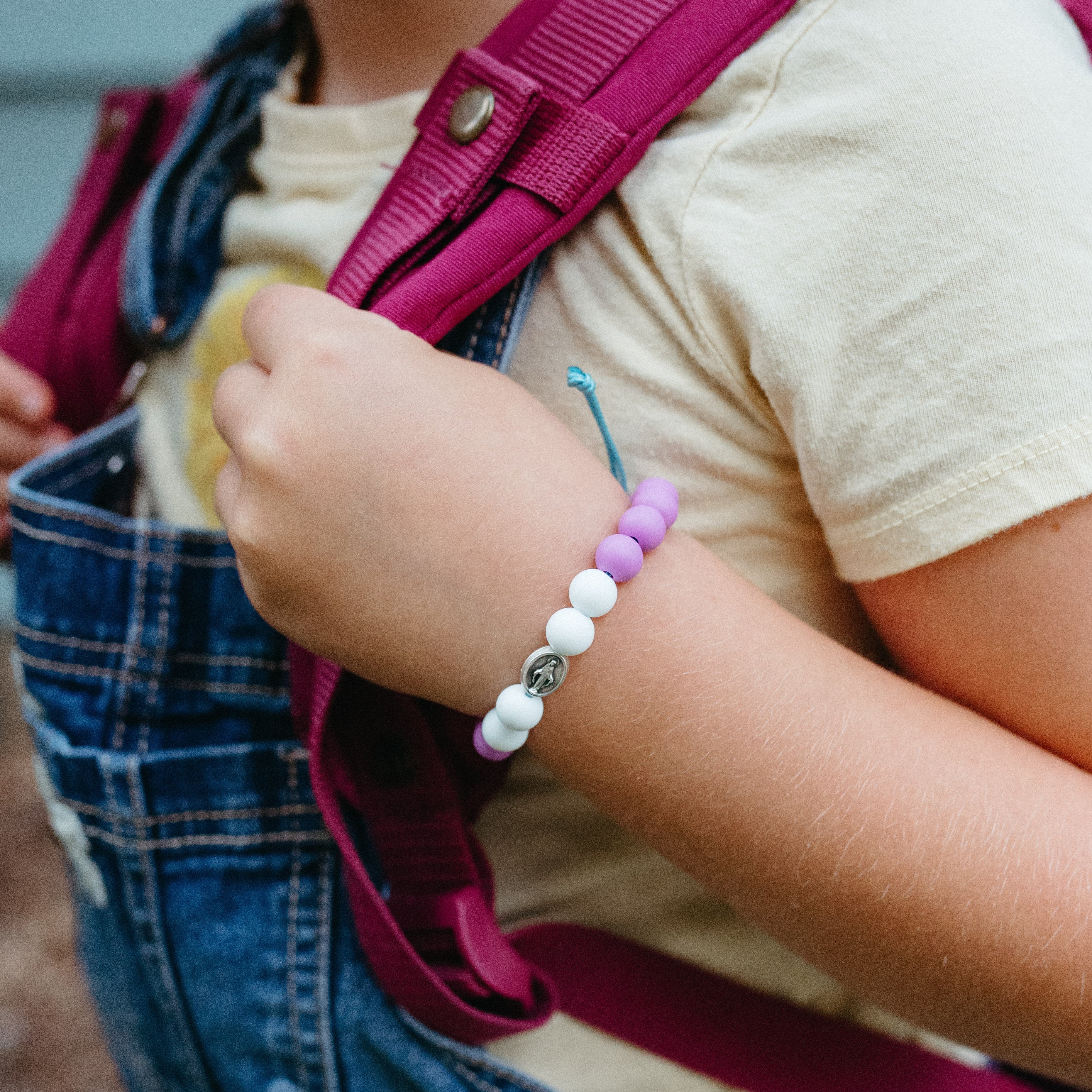 Miraculous Medal | Paracord Big Kid & Parent Back to School Bracelet