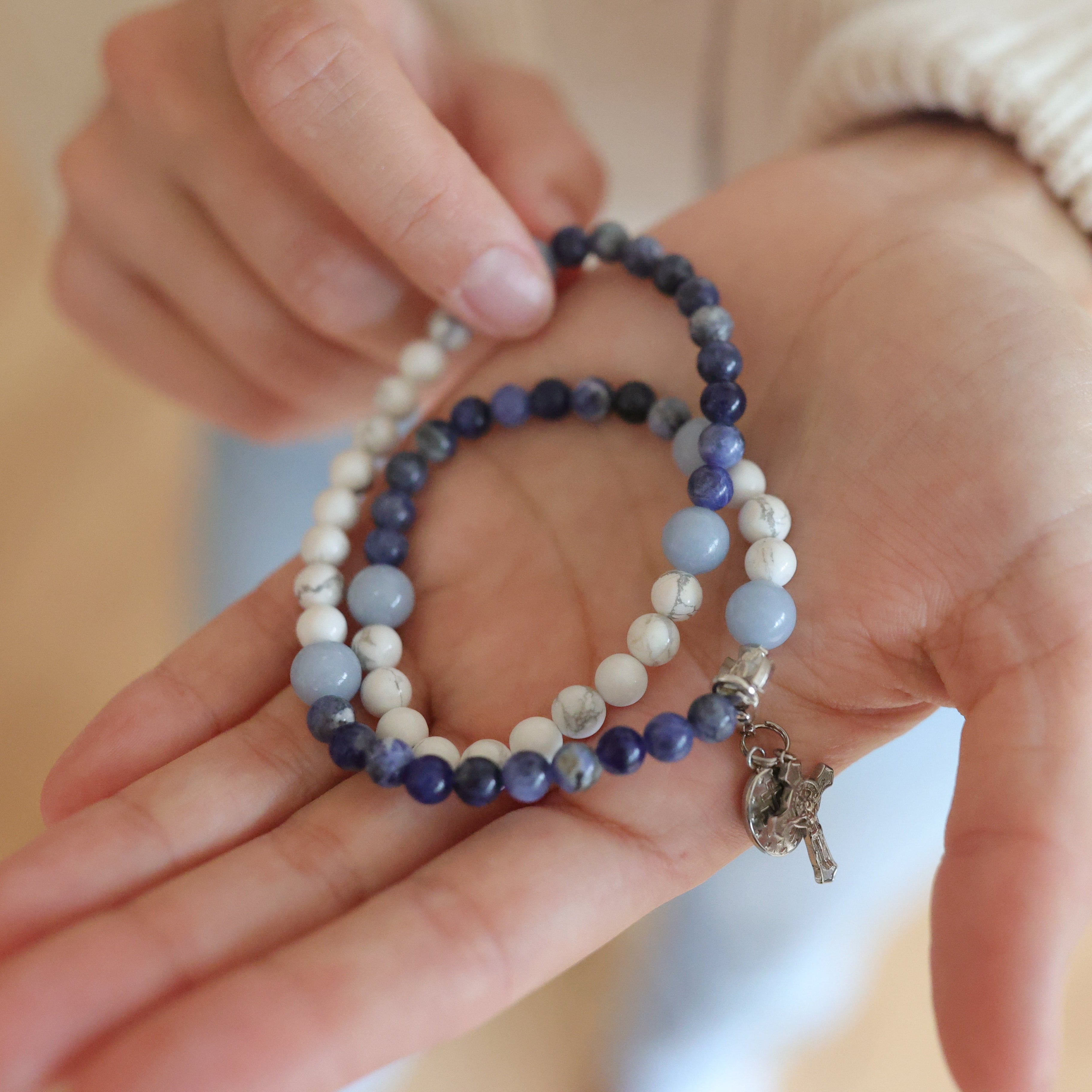 Calcutta | Stretch & Wrap Rosary Bracelet