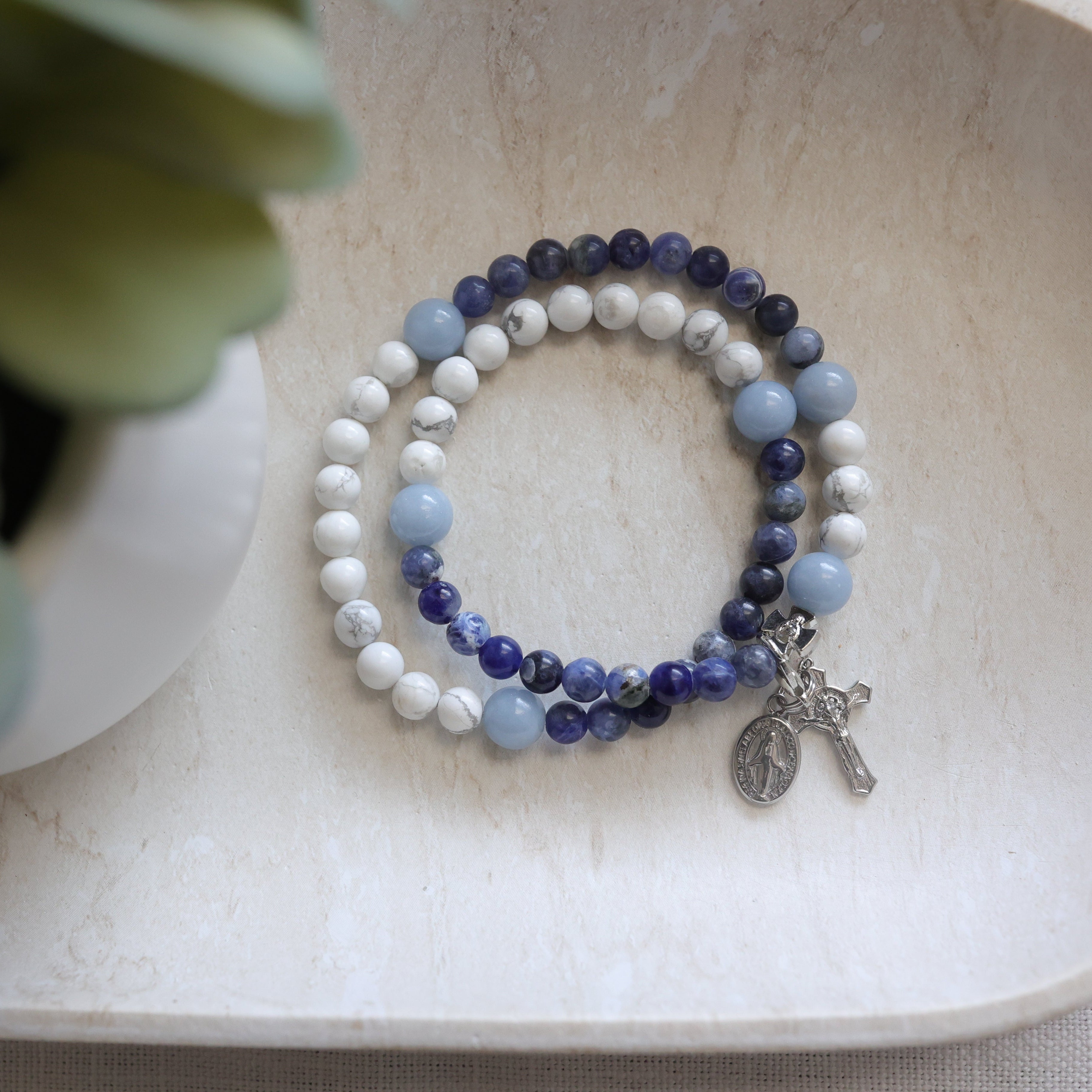 Calcutta | Stretch & Wrap Rosary Bracelet